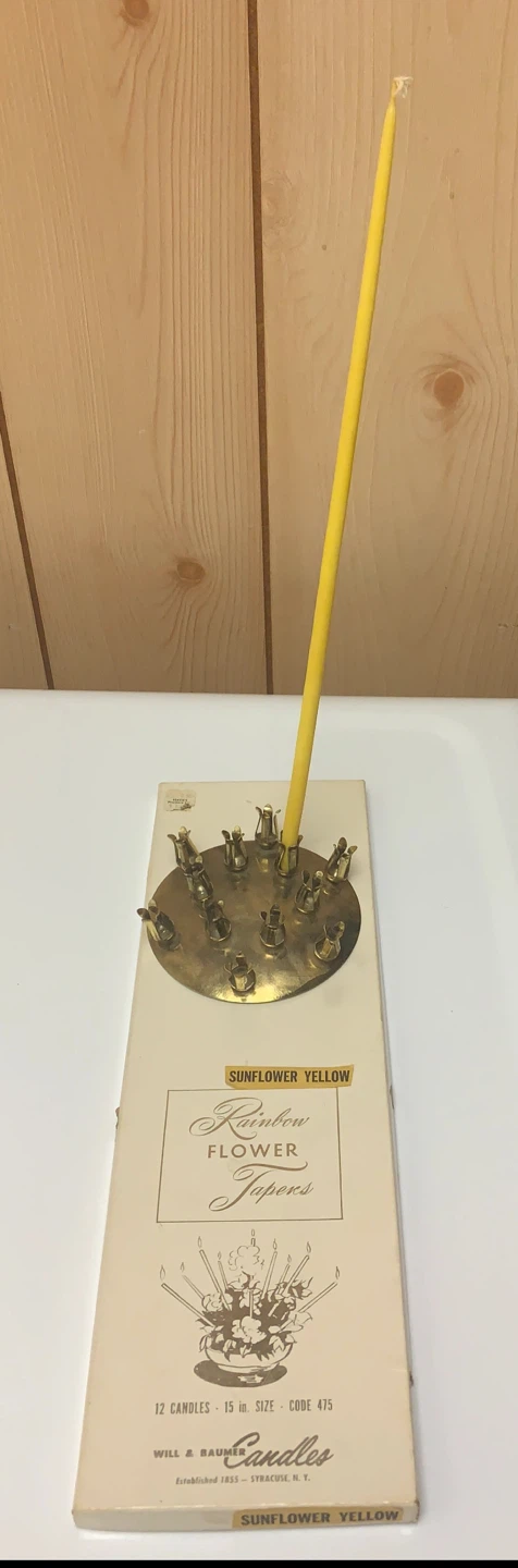 Will & Baumer Sunflower Yellow Candles