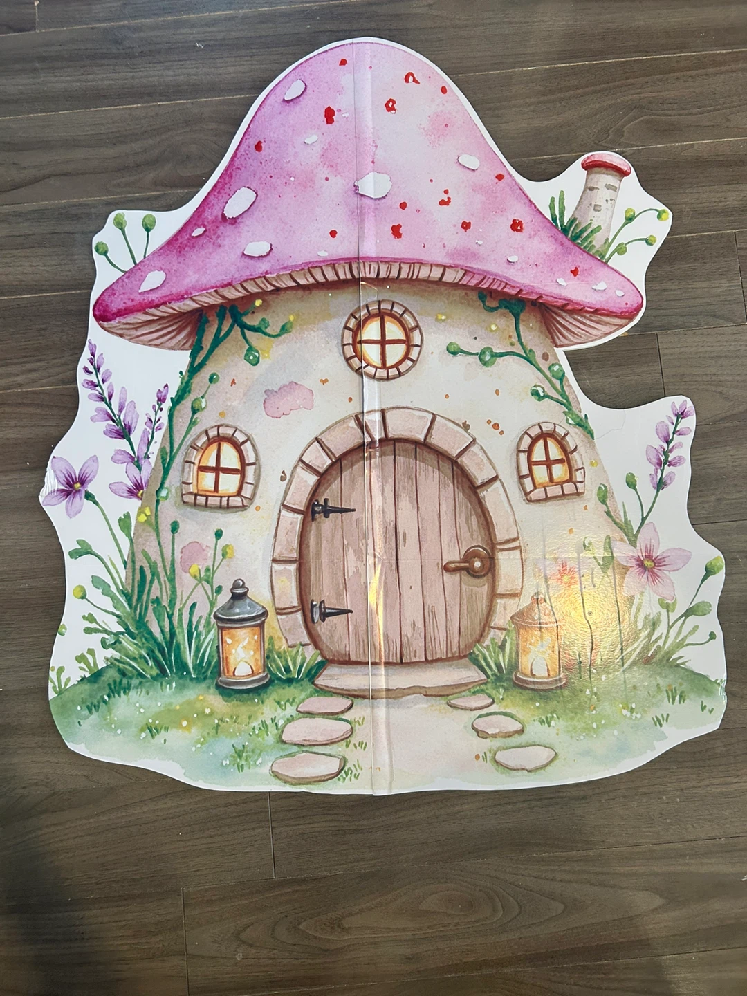 Mushroom House cutout