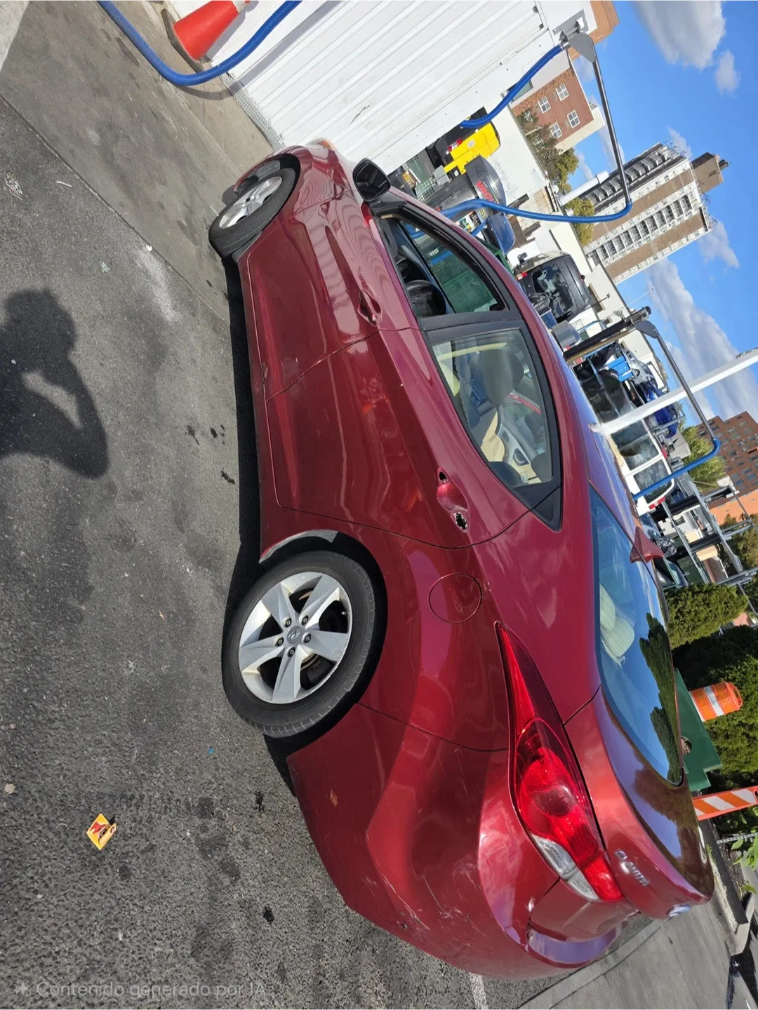 Hyundai Elantra - Red Sedan