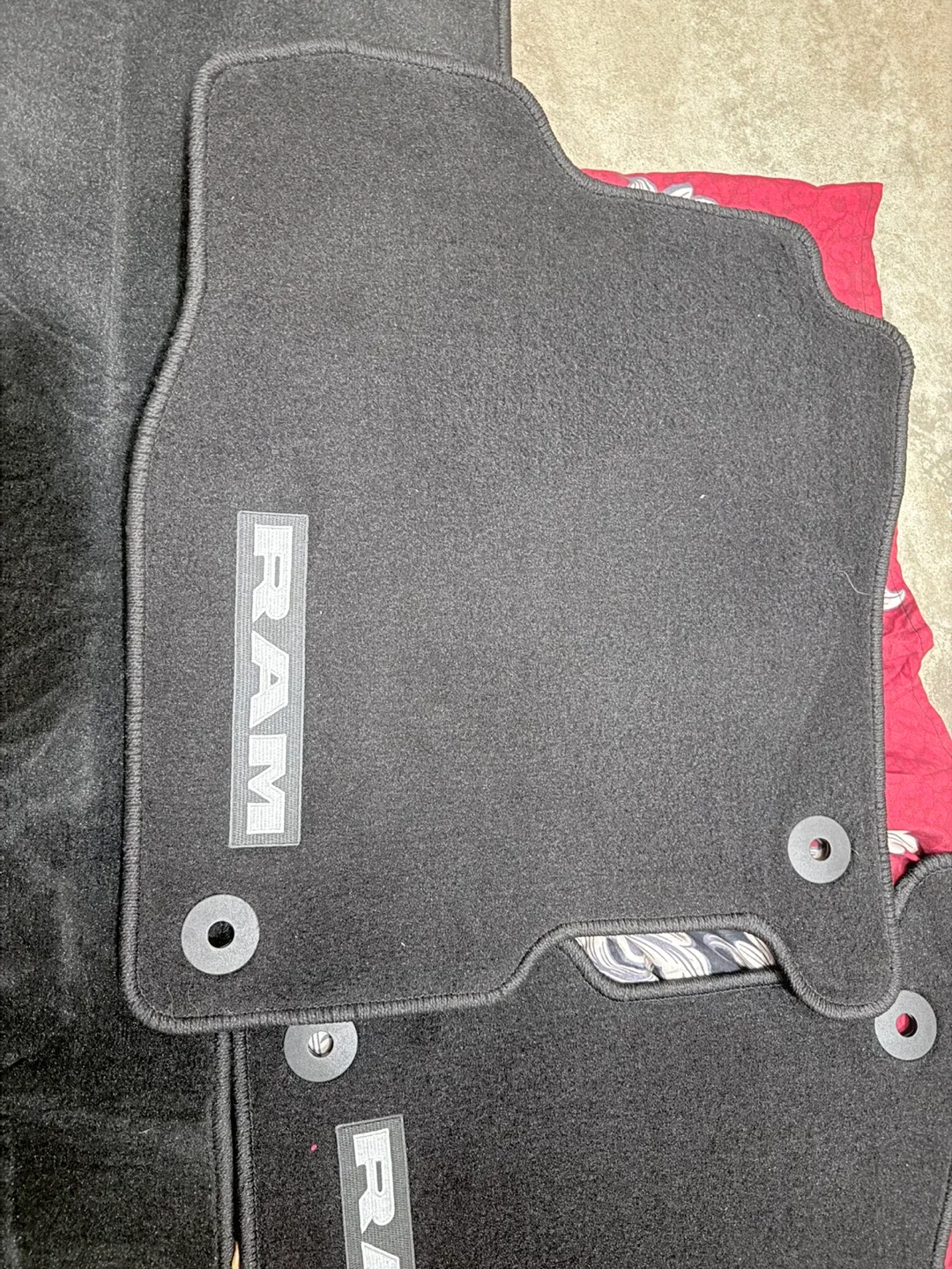 RAM 1500 Black Floor Mats - Set of 4