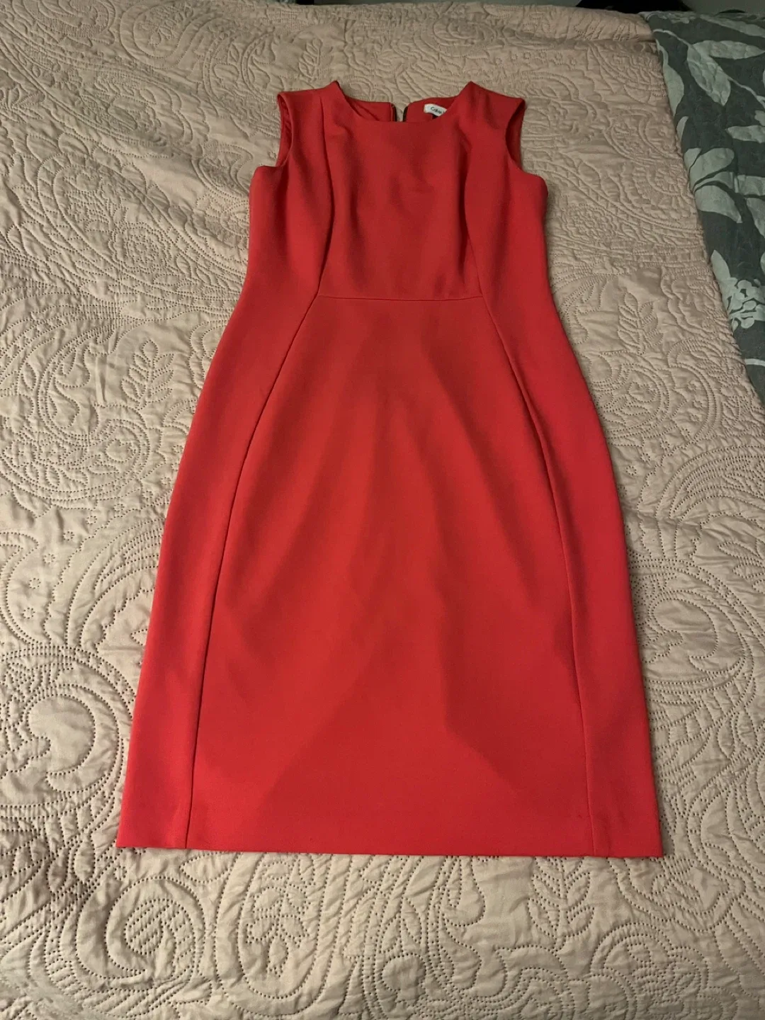 Calvin Klein Coral Dress - Size 6