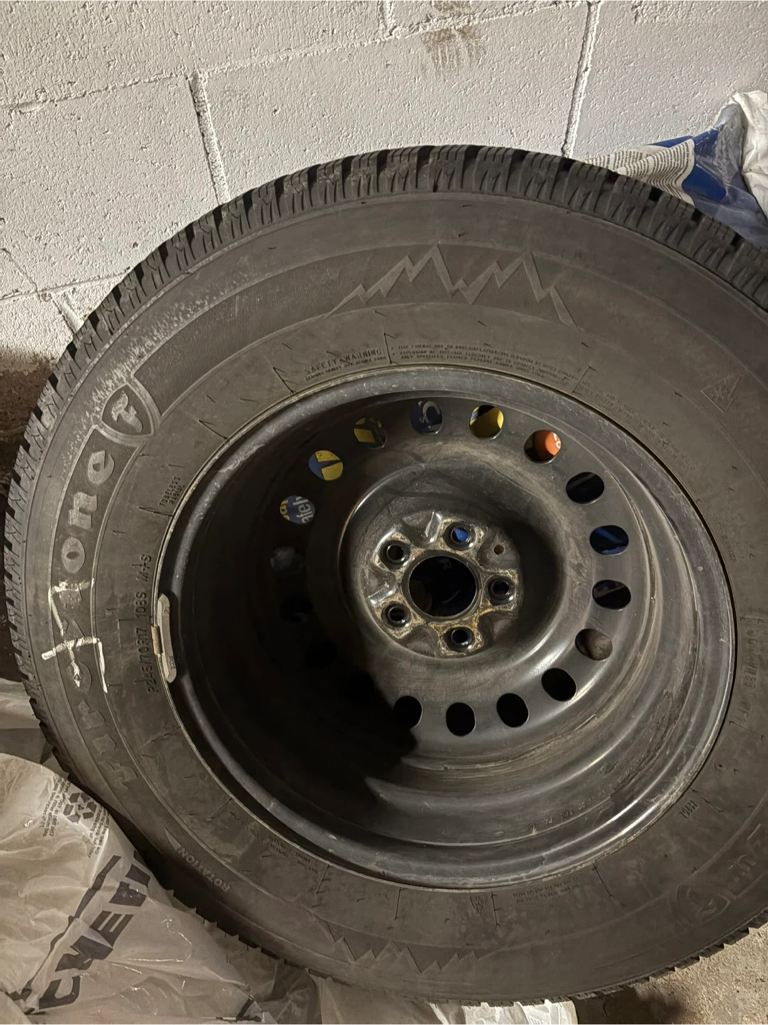 Firestone Winterforce LT P245/70R17 Tire - photo 2