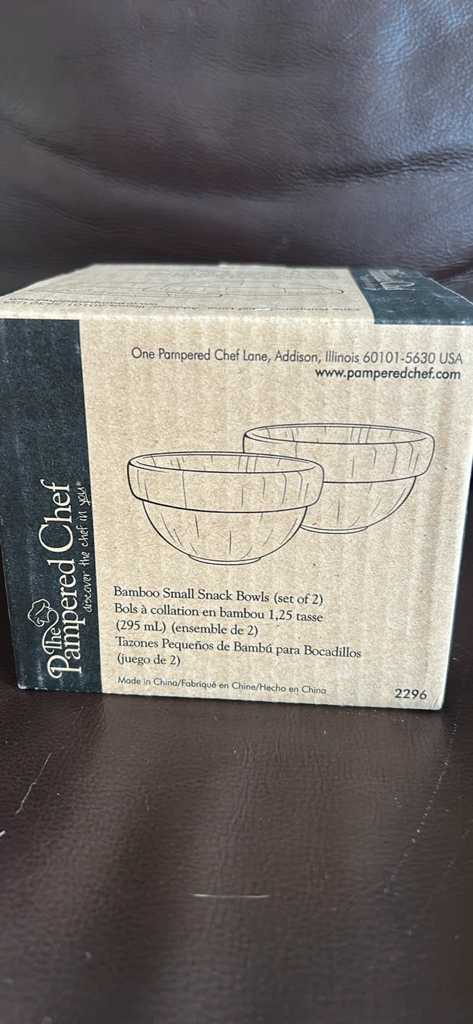 Pampered Chef cheese boards and Bamboo bowls