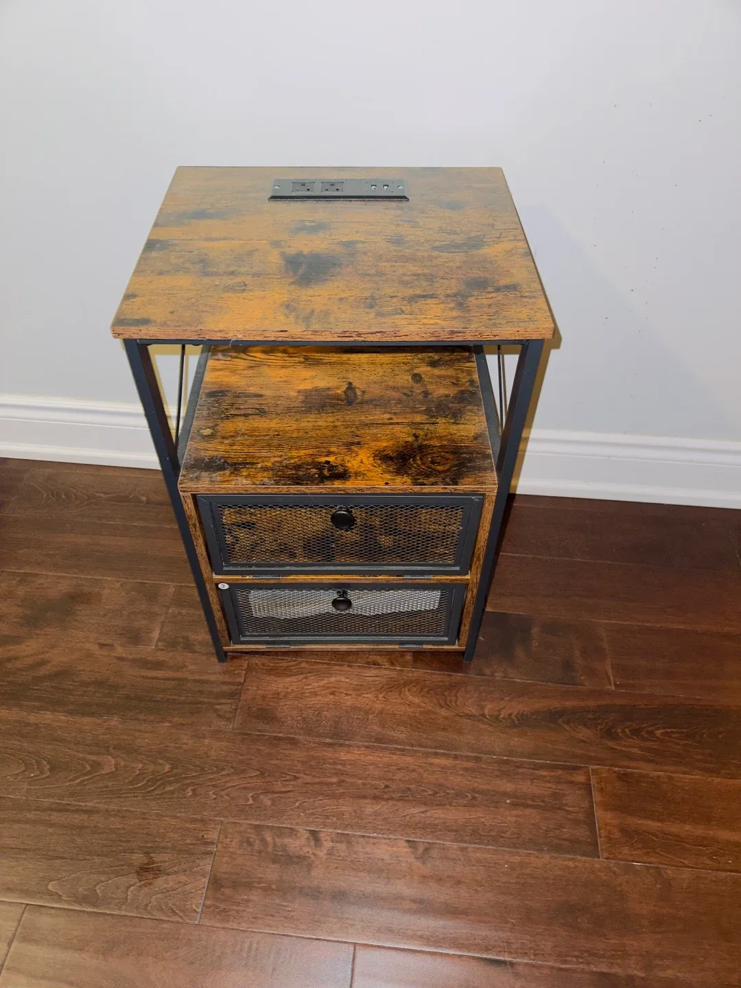 Nightstand with Charging Station