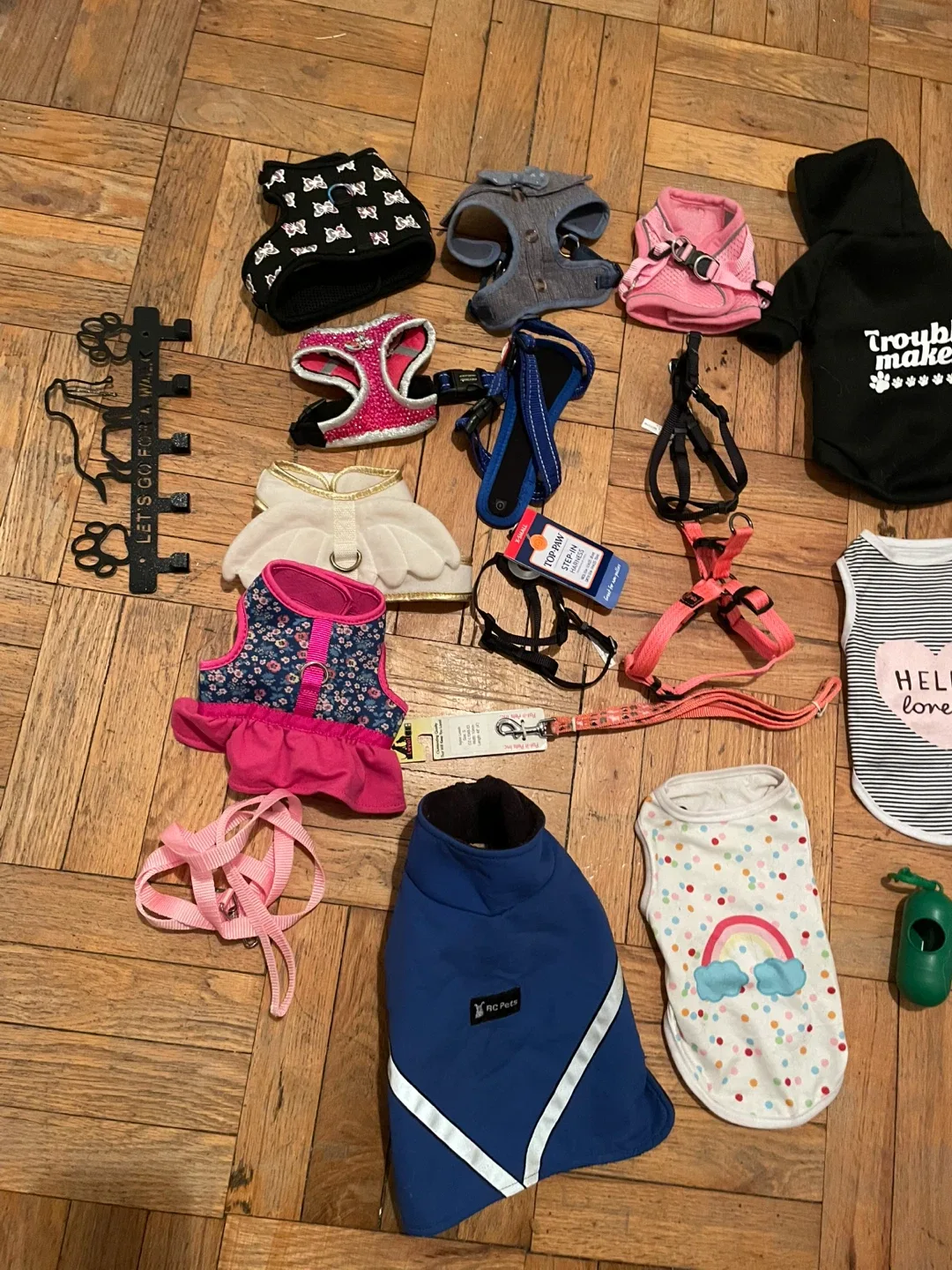 XS Dog Clothes, Harnesses, Etc Lot image indicator(2)