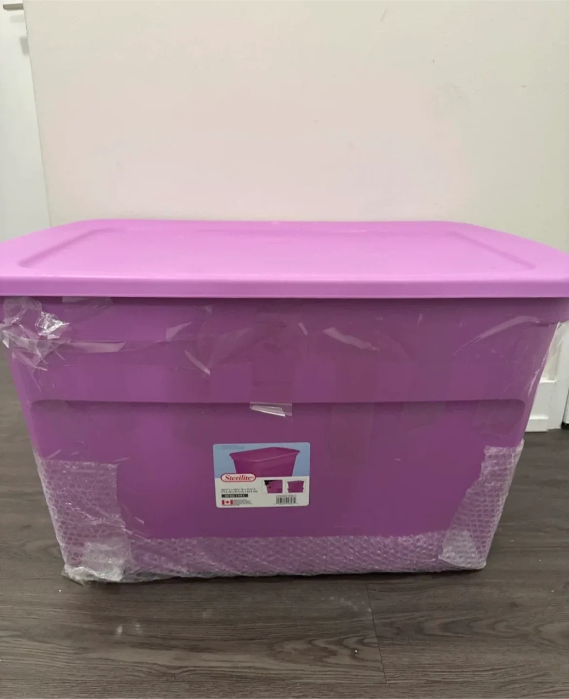 Sterilite Purple Storage Box