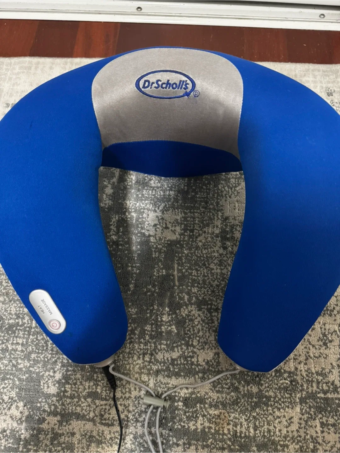 Dr. Scholl's Massage Neck Pillow - Blue