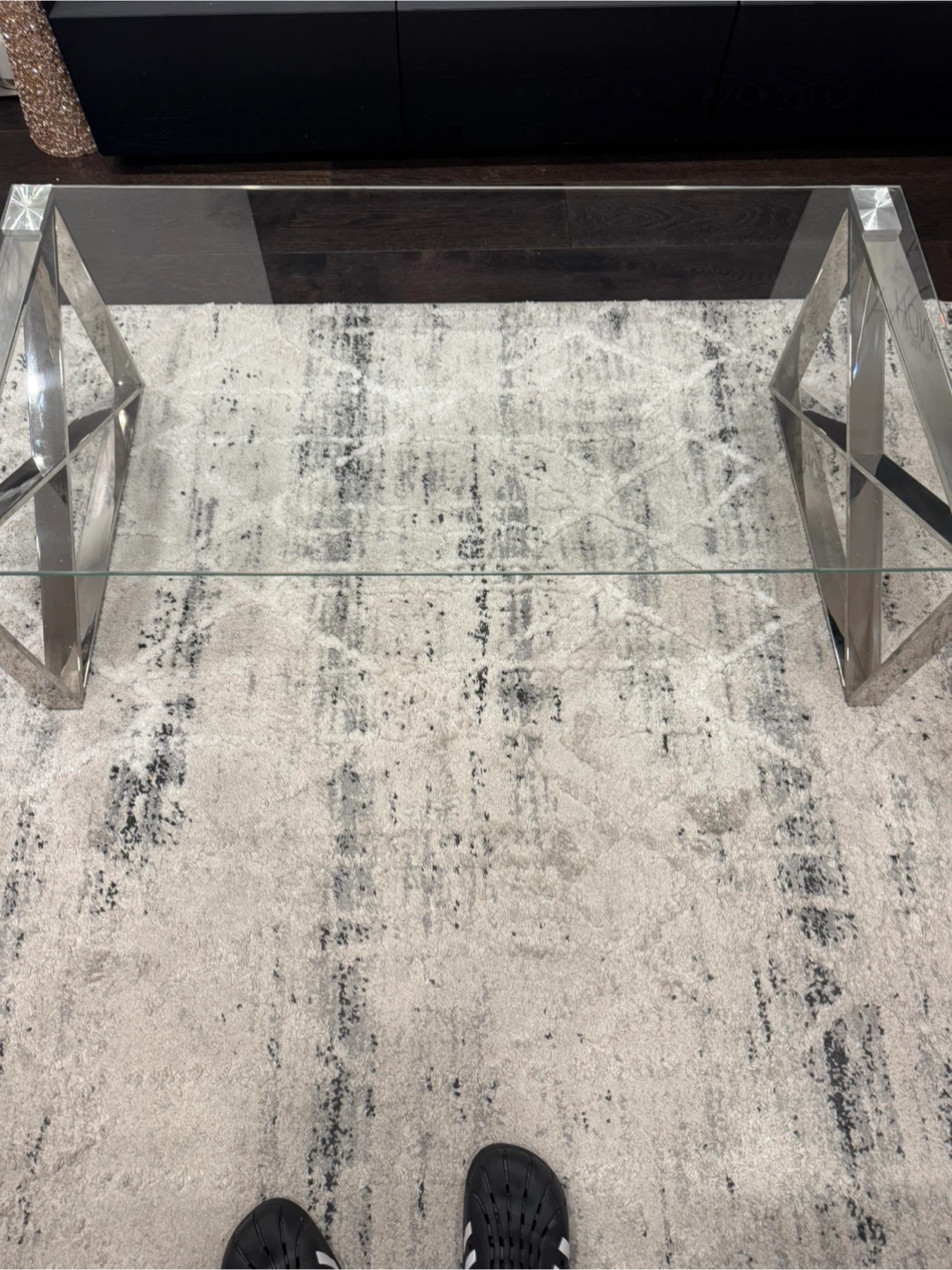 Glass Coffee Table - 47 inches long