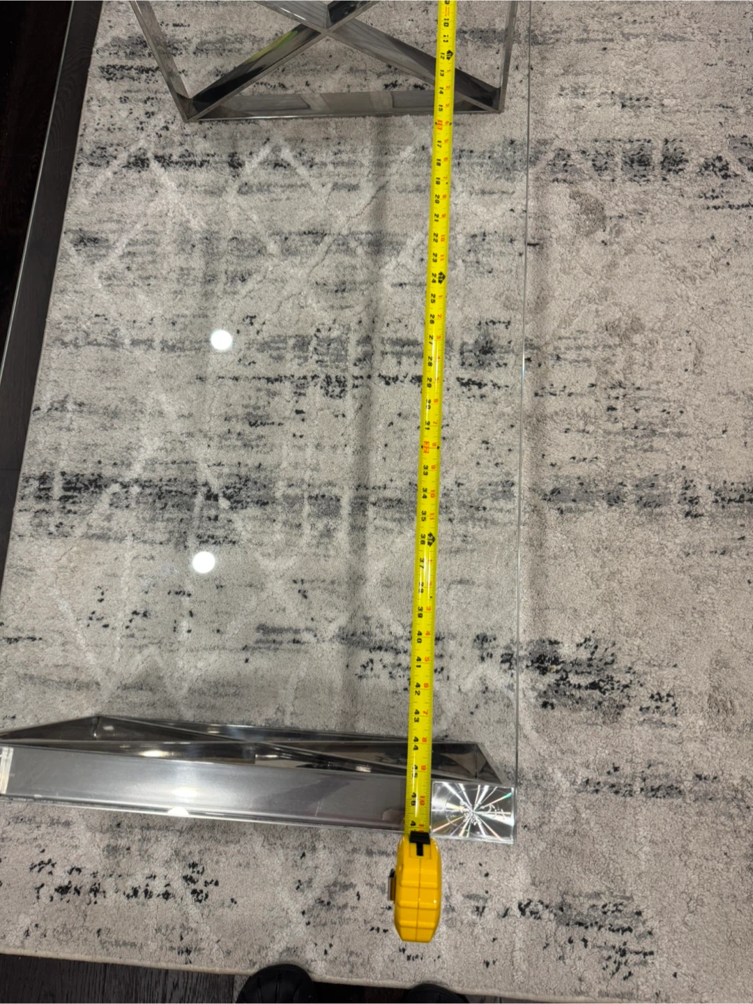 Glass Coffee Table - 47 inches long - photo 4