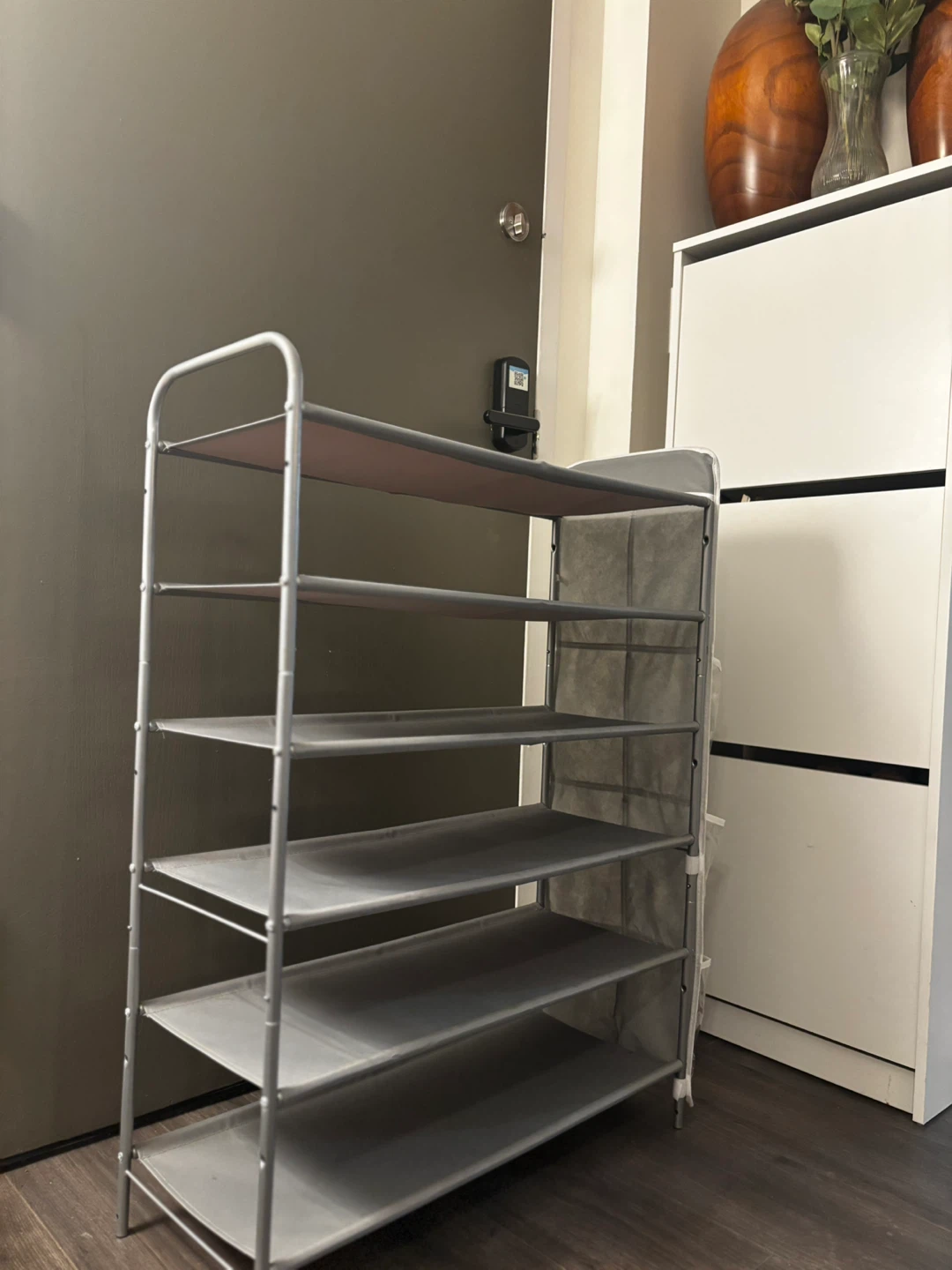Grey 6-Tier Shoe Rack - photo 5