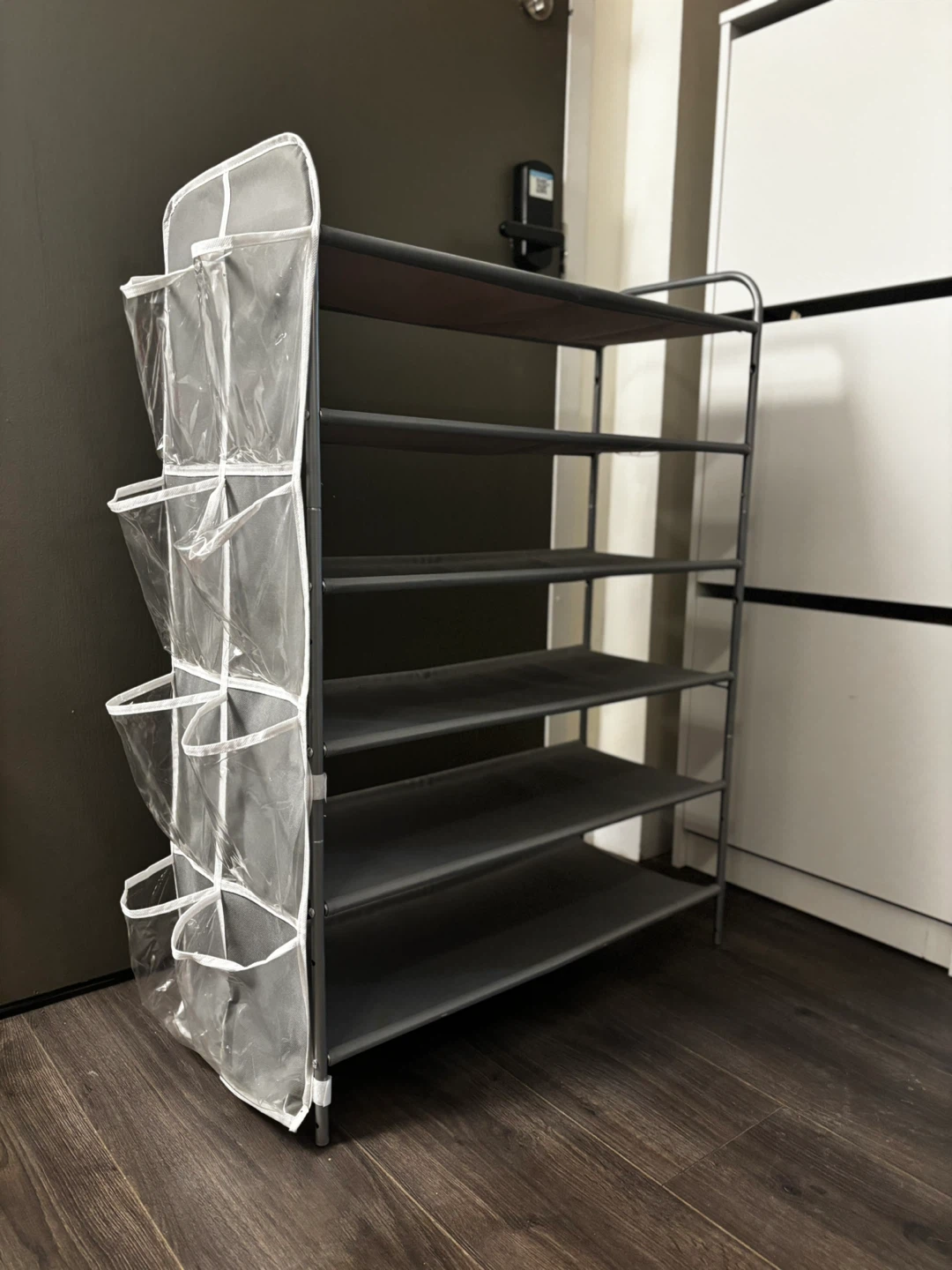 Grey 6-Tier Shoe Rack - photo 4