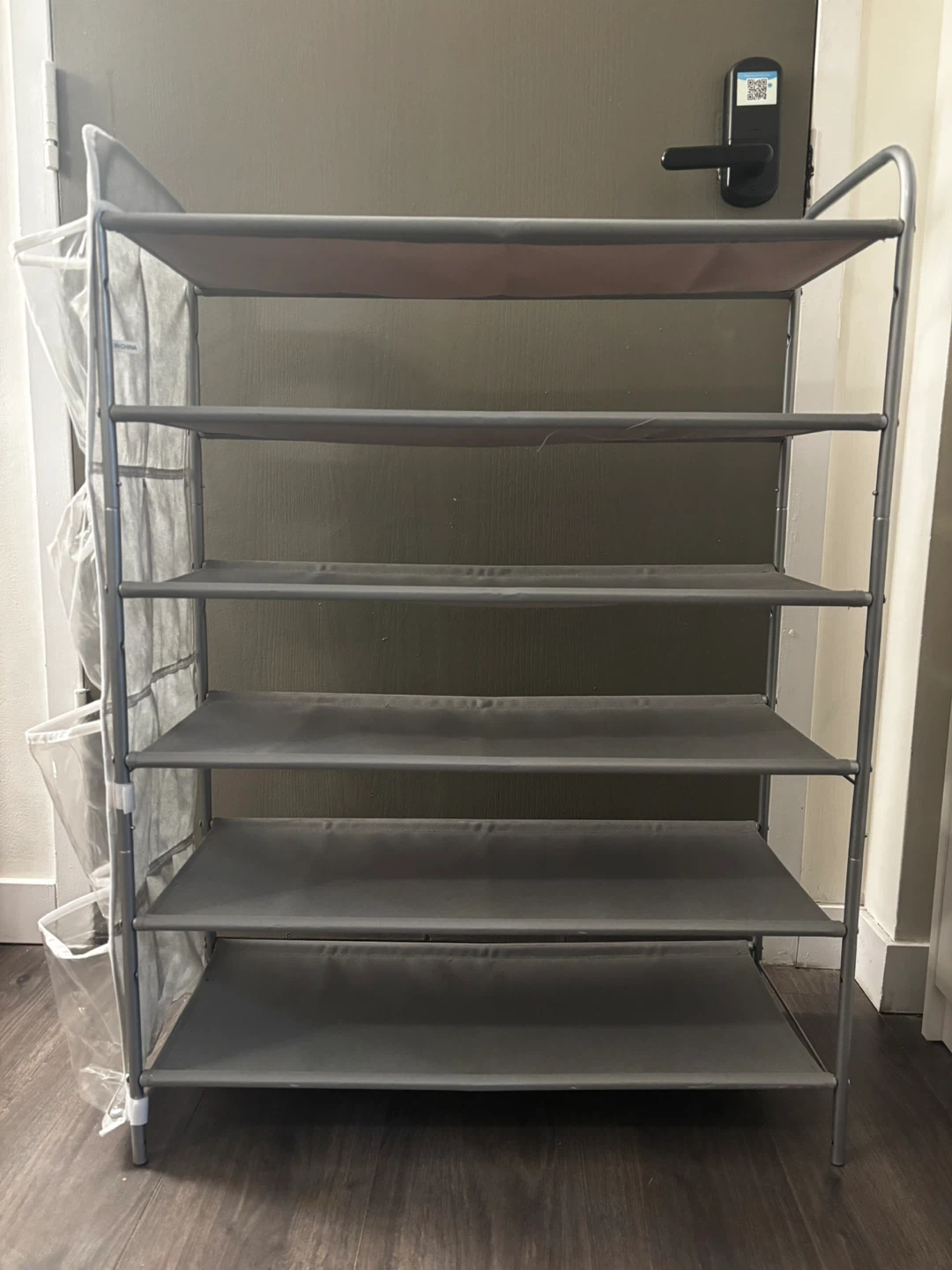 Grey 6-Tier Shoe Rack - photo 3