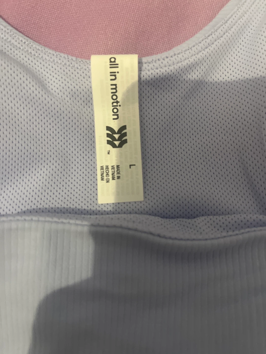 All in Motion Light Blue Sports Bra - Size L - photo 3