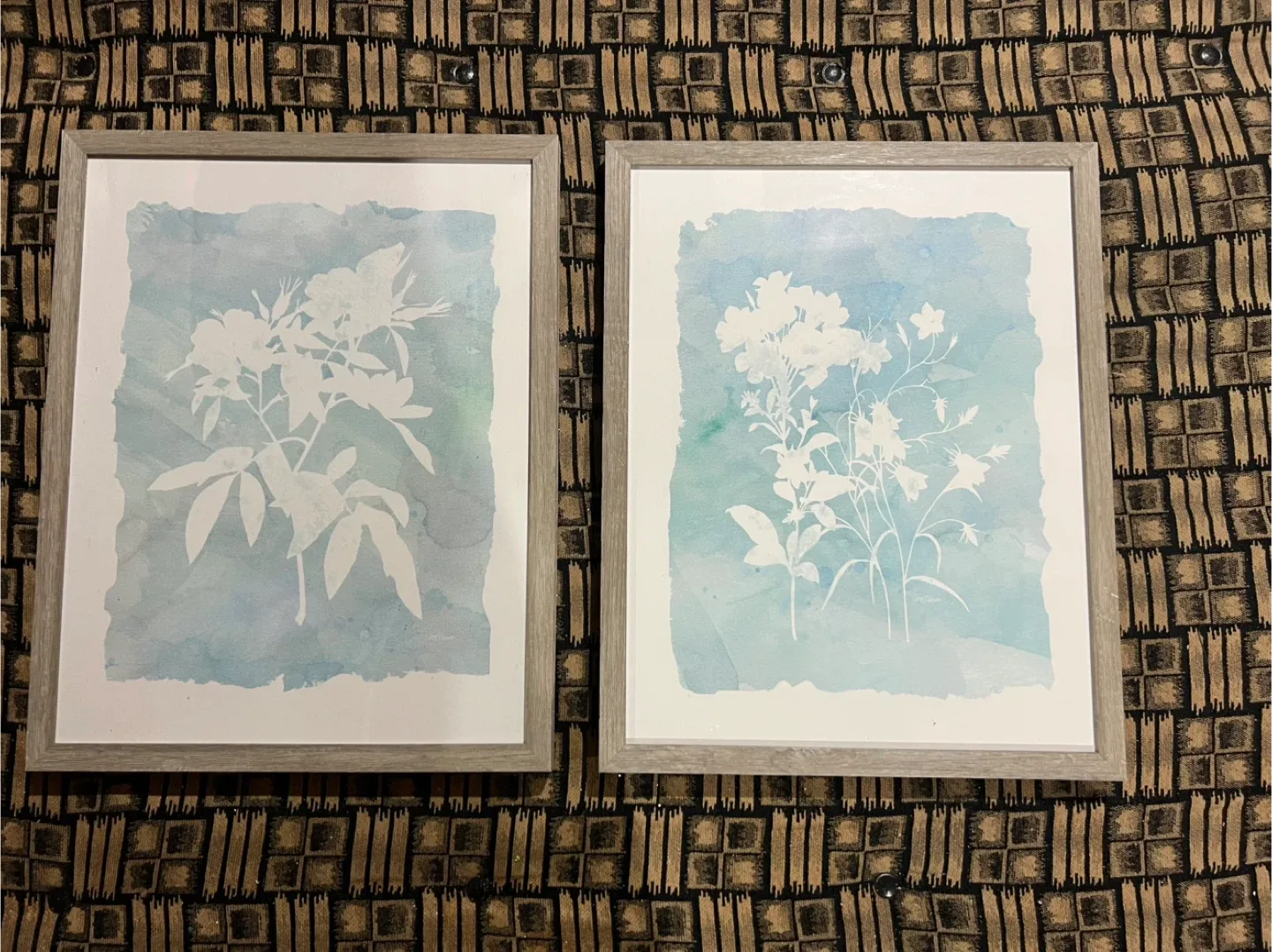 Set of 2 Framed Floral Prints