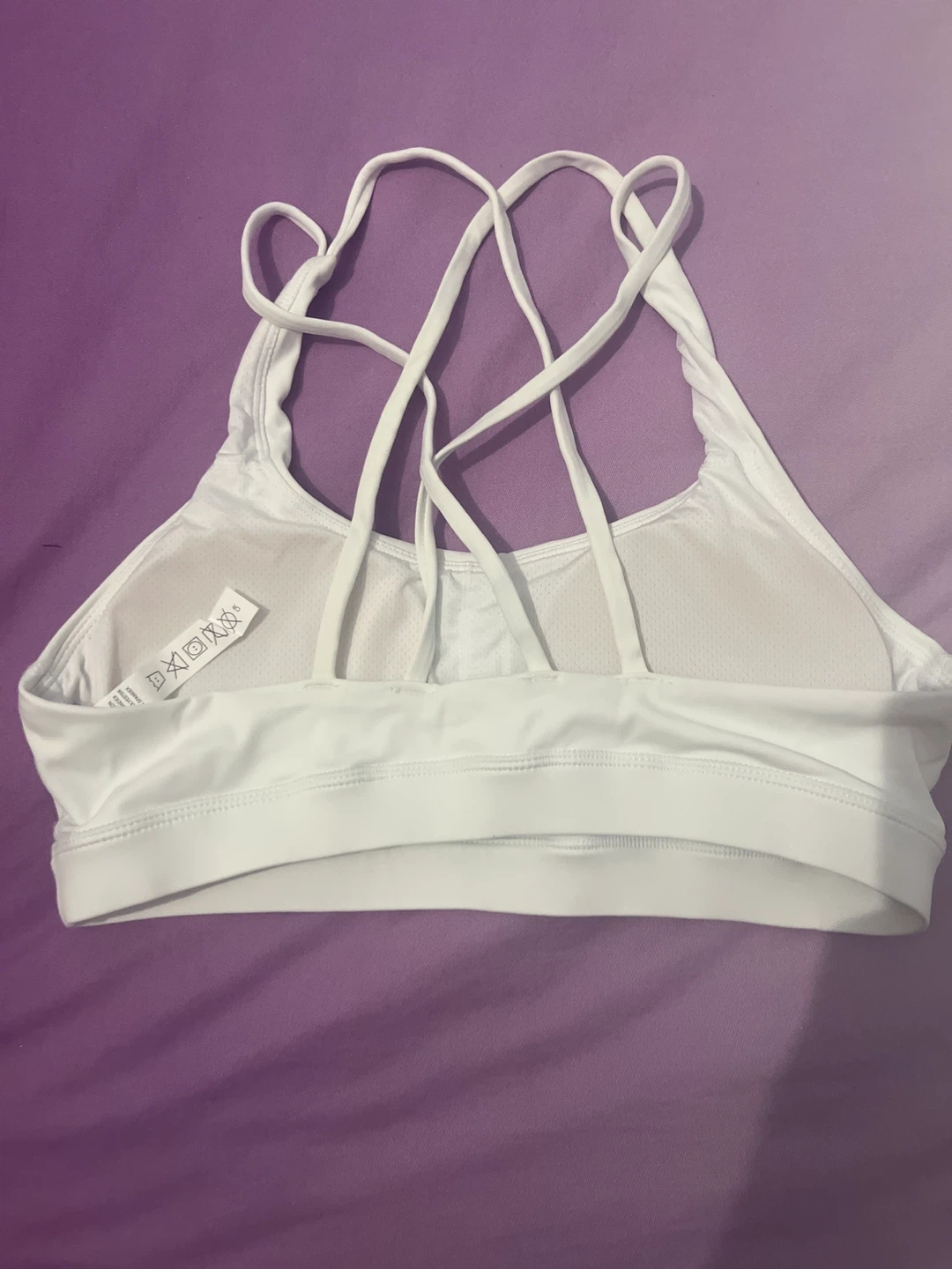 White Sports Bra - photo 2