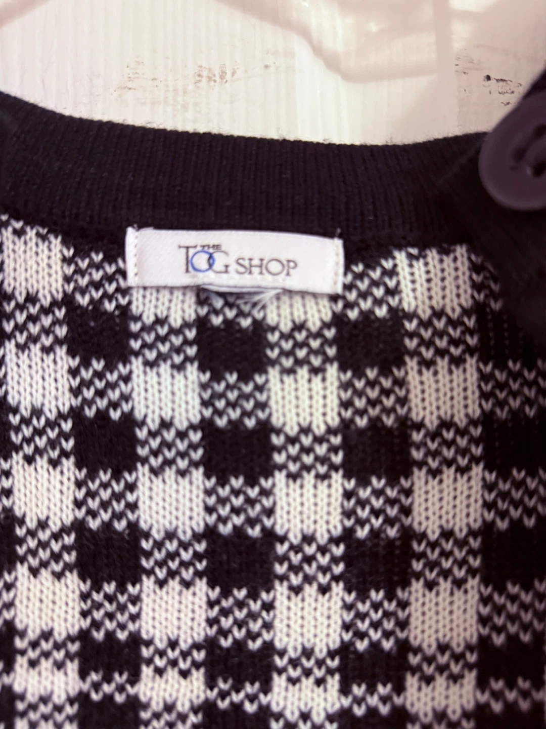 The Tog Shop Black & White Cardigan