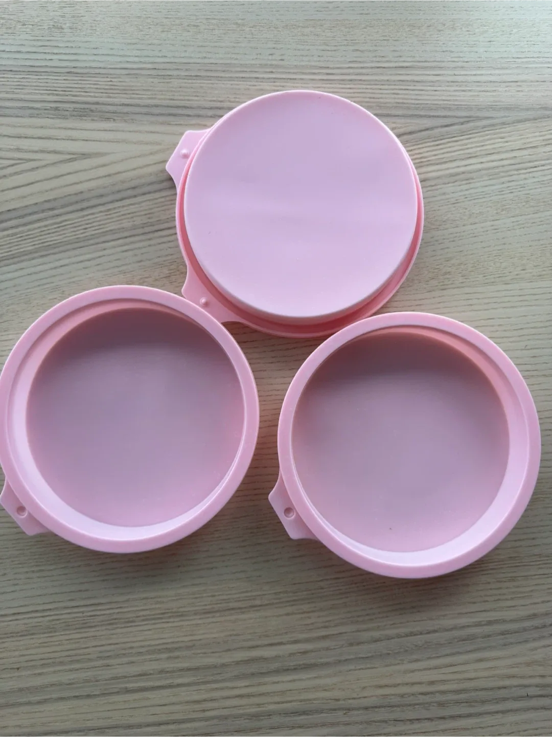 Silicon round layer cake molds