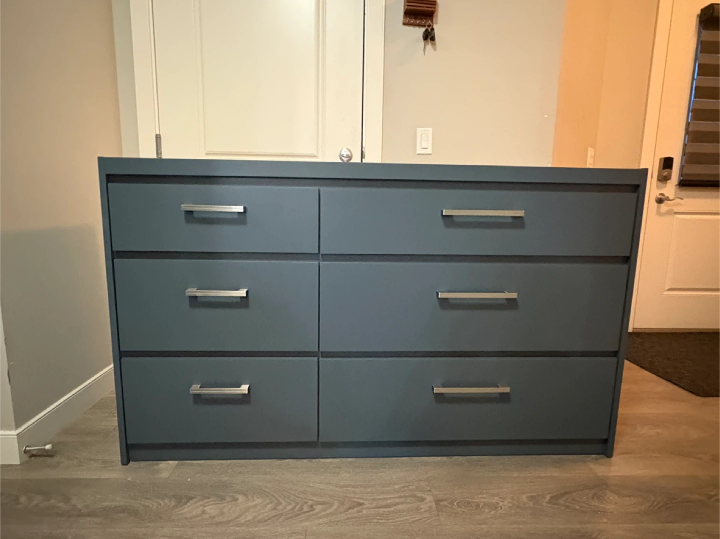 Blue 6-Drawer Dresser - photo 2