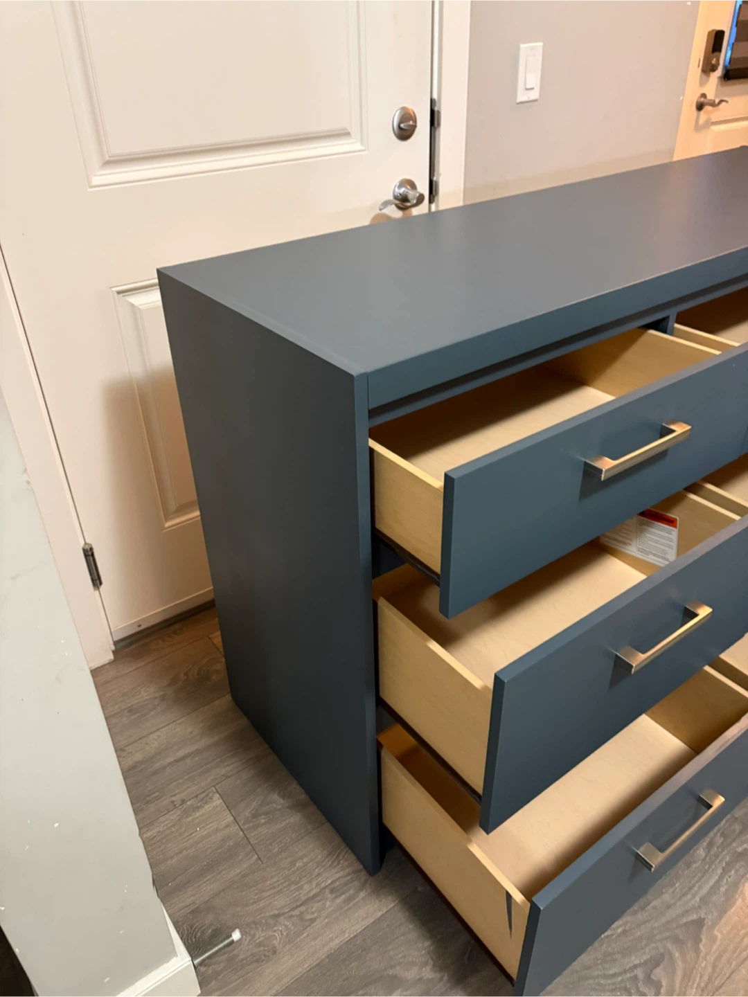 Blue 6-Drawer Dresser - photo 5