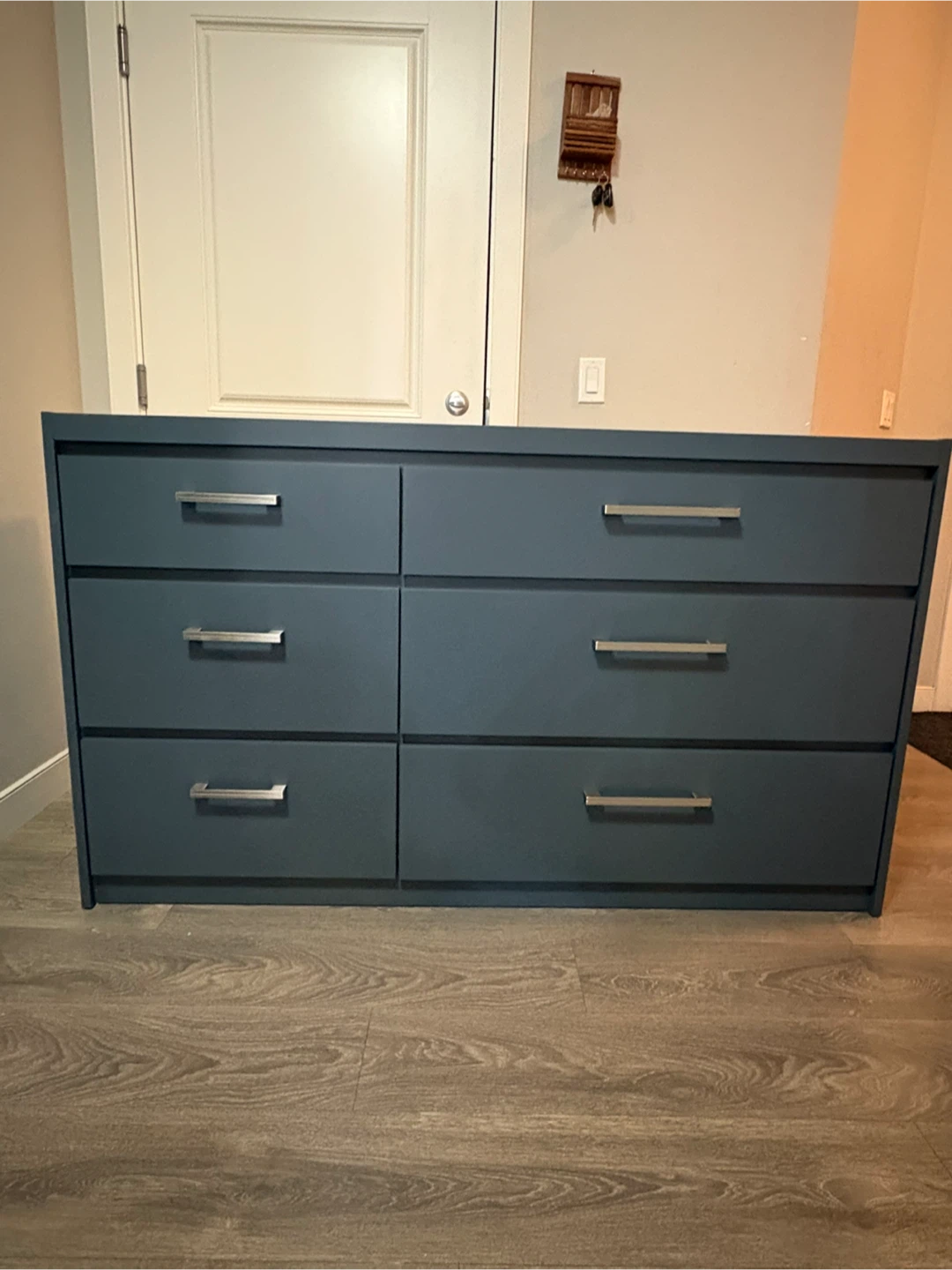 Blue 6-Drawer Dresser
