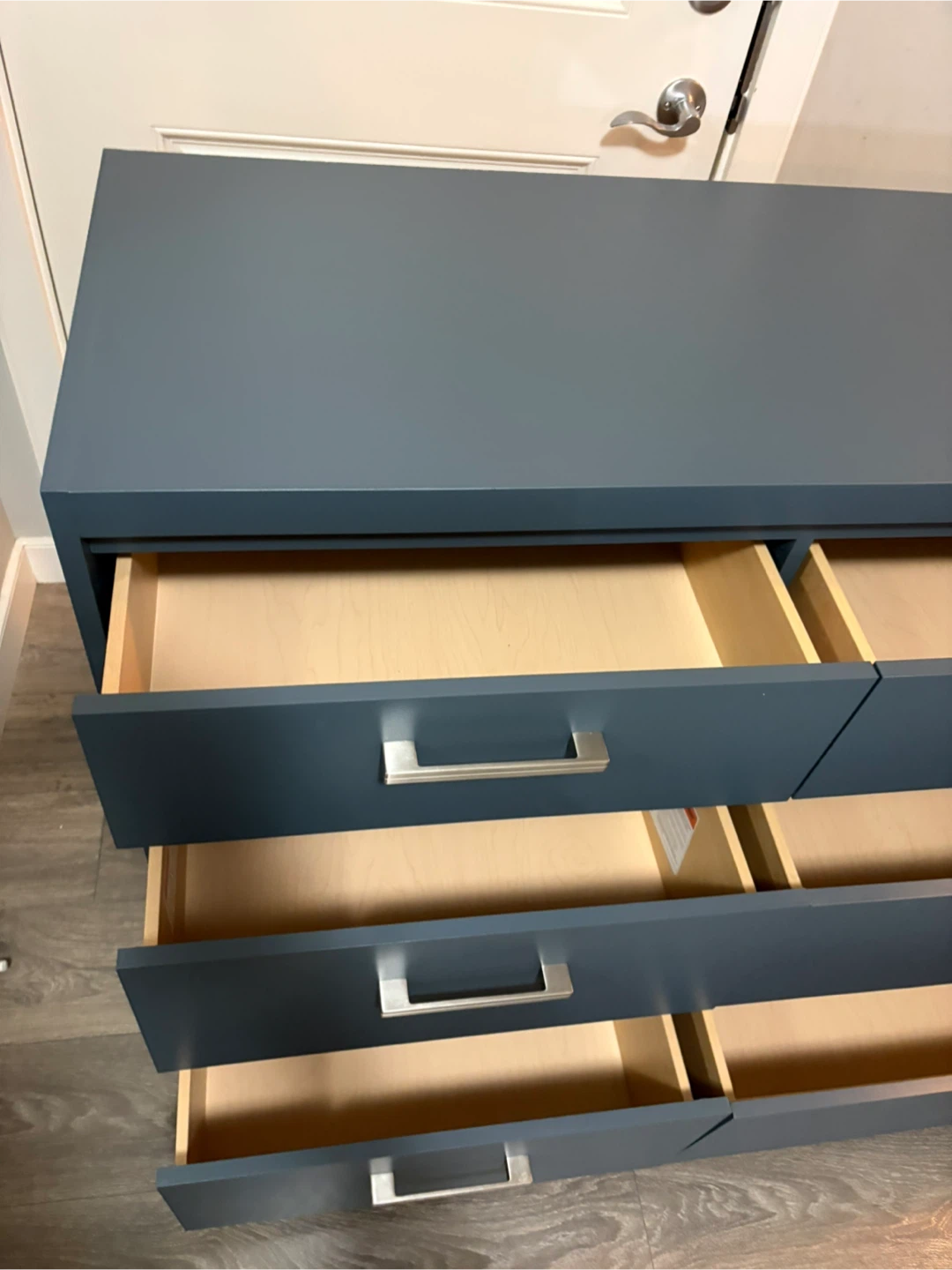 Blue 6-Drawer Dresser - photo 4