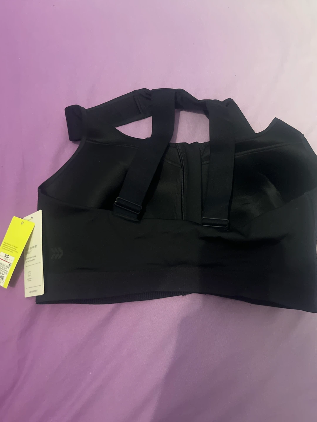 All in Motion Black Sports Bra, Size 36D - photo 2
