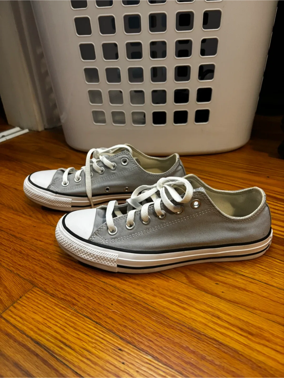 Converse Grey Sneakers - Size 8 women