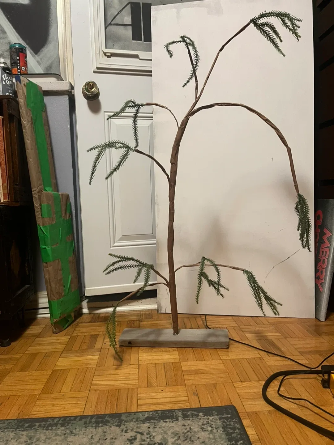 Charlie Brown Christmas Tree. Hand made.