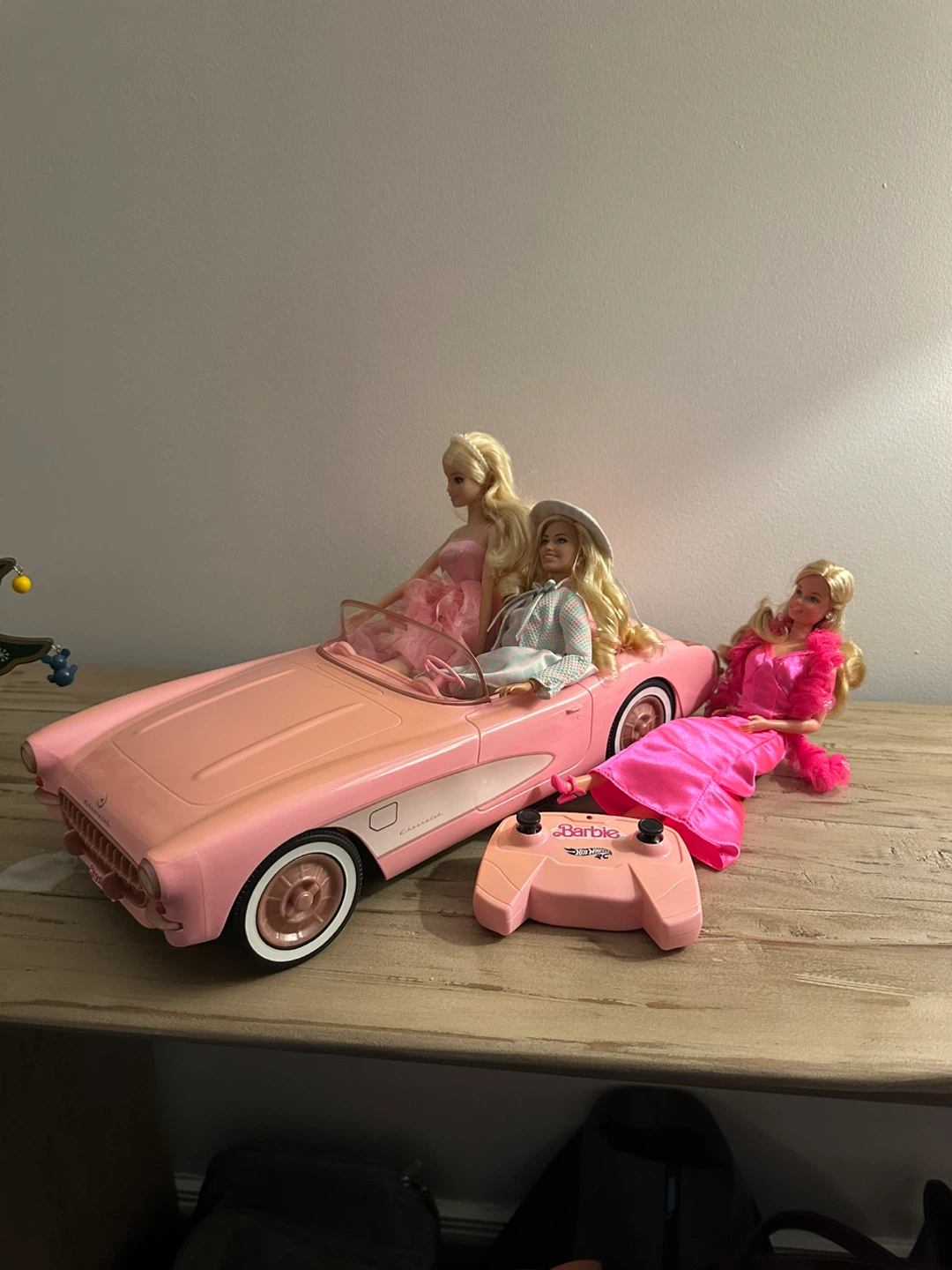 Hot Wheels Barbie Corvette Car