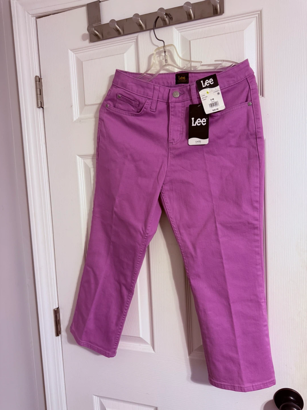 Lee Capri Jeans - Size 6 - Purple