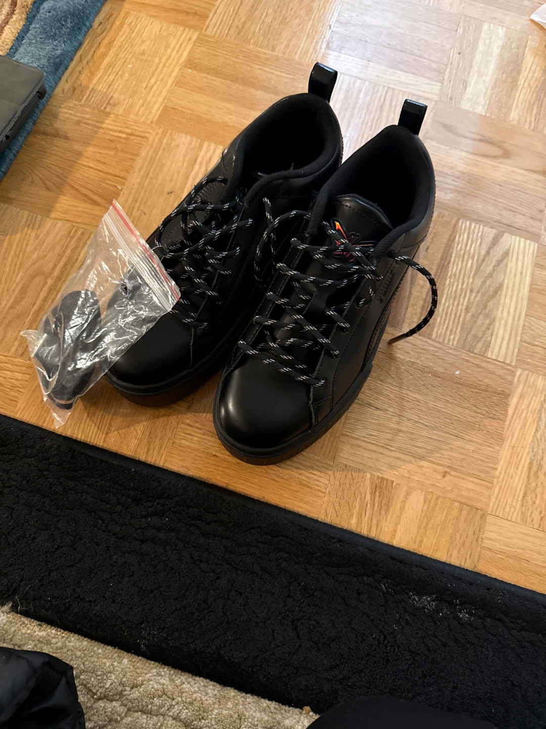 Puma Palermo Leather Sneakers - Black - photo 2