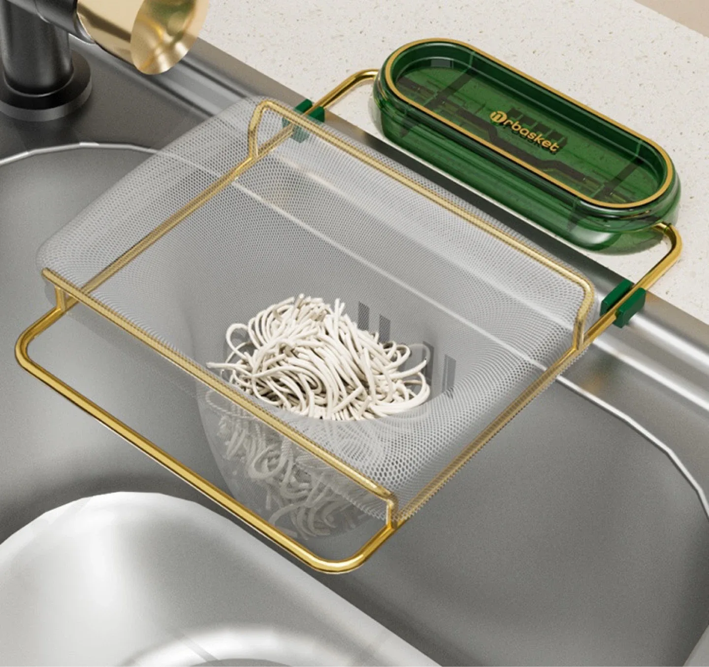 Sink Drain Net - Kitchen Organization (100 bags)
