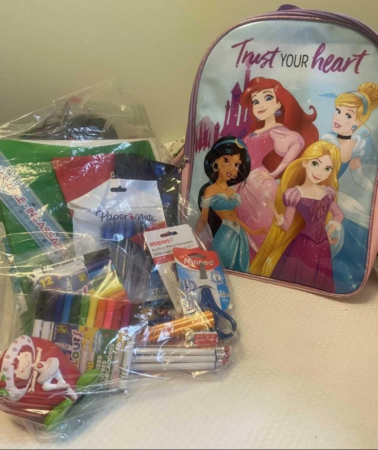 Disney Princess Backpack & School Supplies