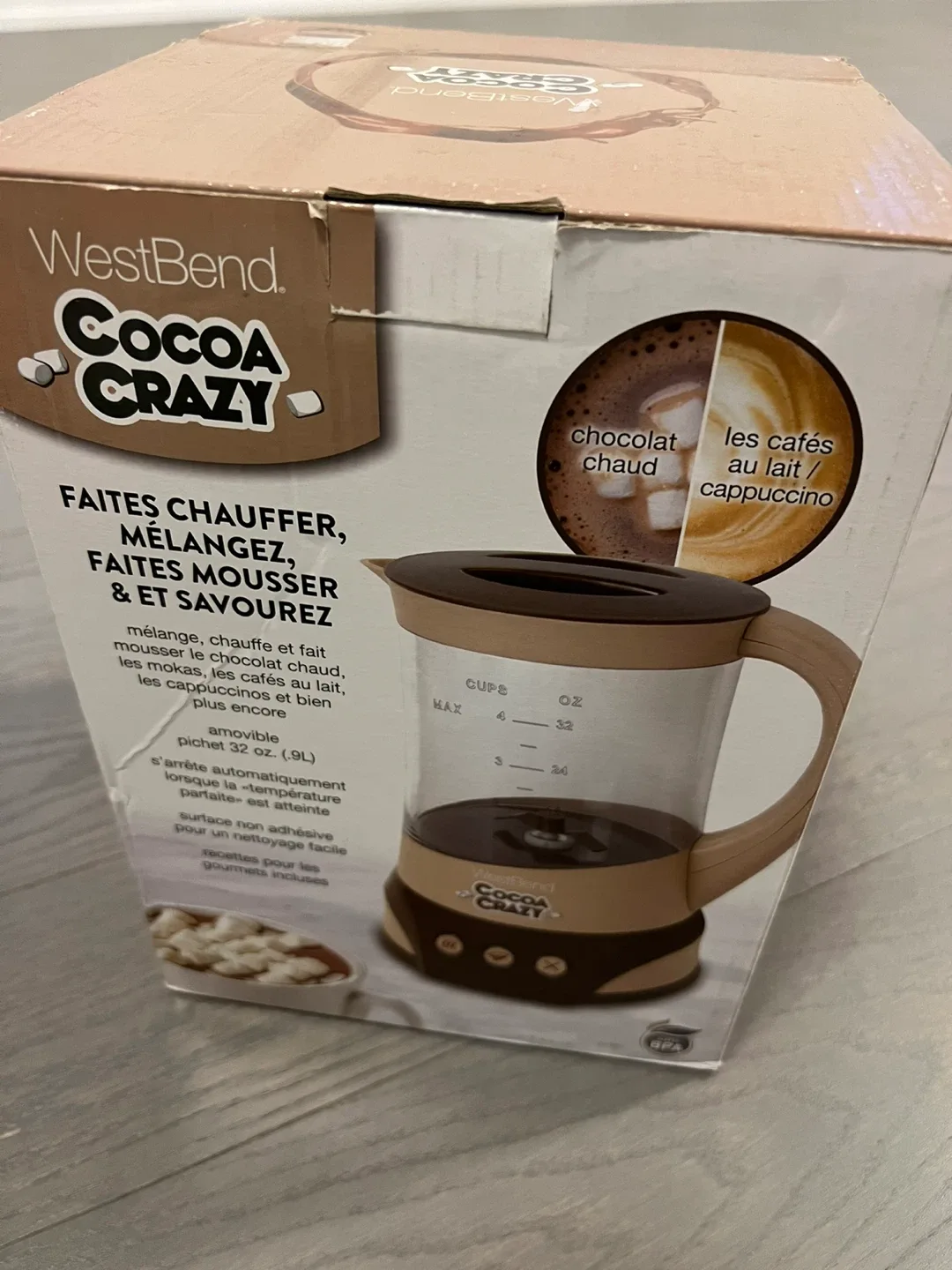 New WestBend Cocoa Crazy Hot Chocolate Maker
