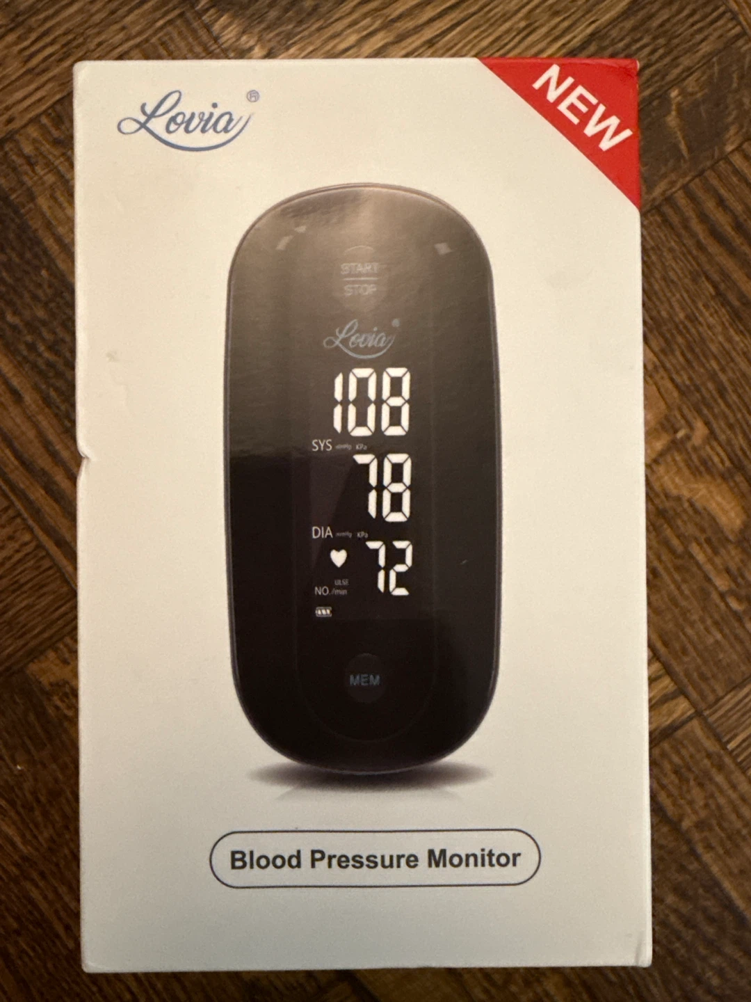 New Lovia Blood Pressure Monitor