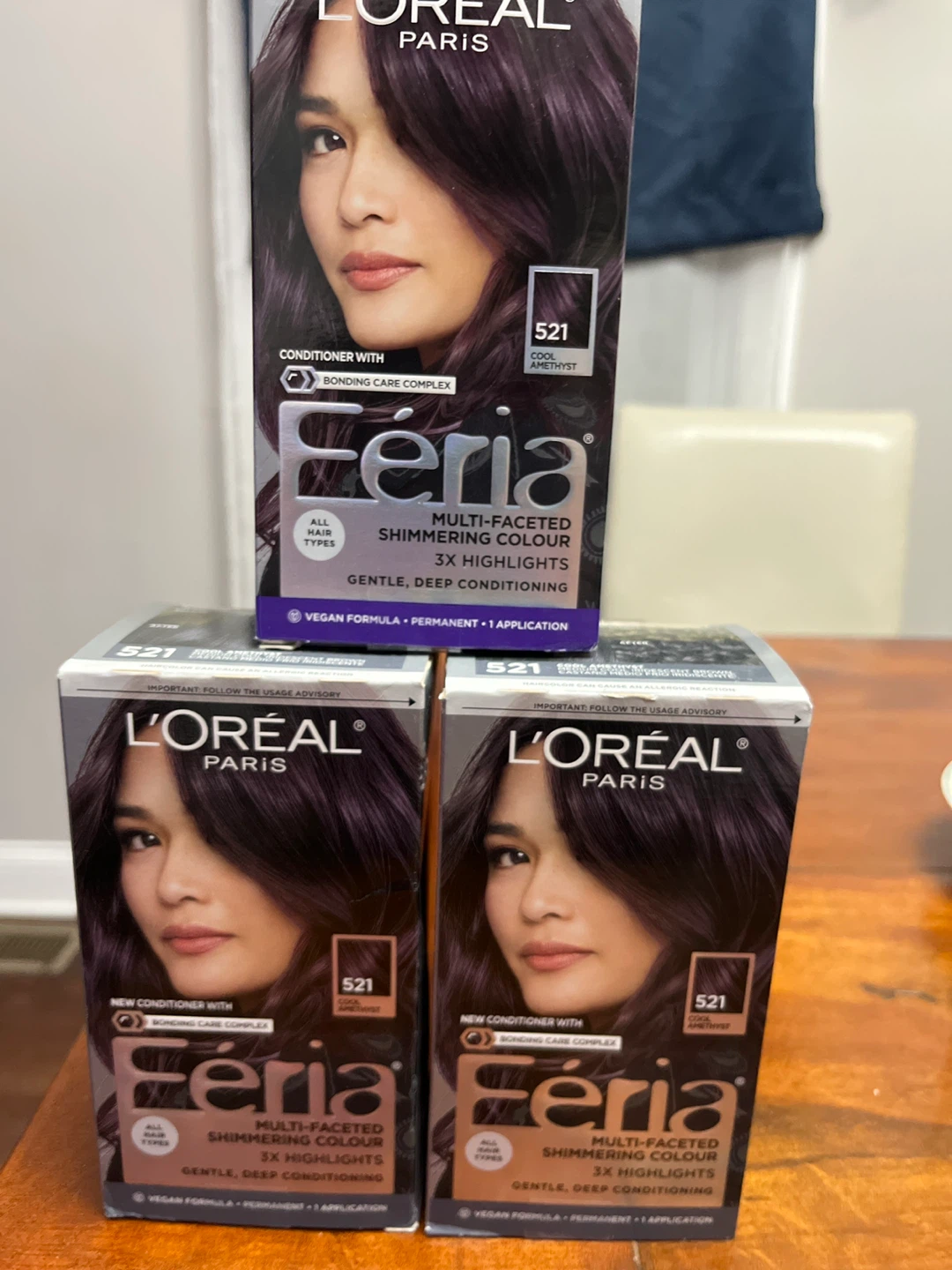 L'Oreal Feria 521 Cool Amethyst Hair Dye
