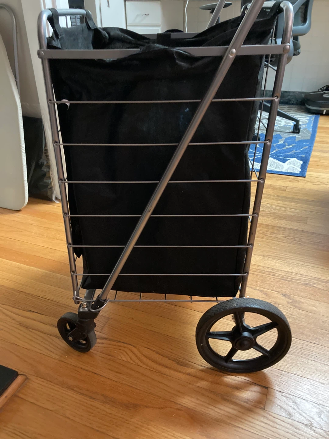 Wheeled Shopping Cart - Collapsible Grocery Cart - photo 2