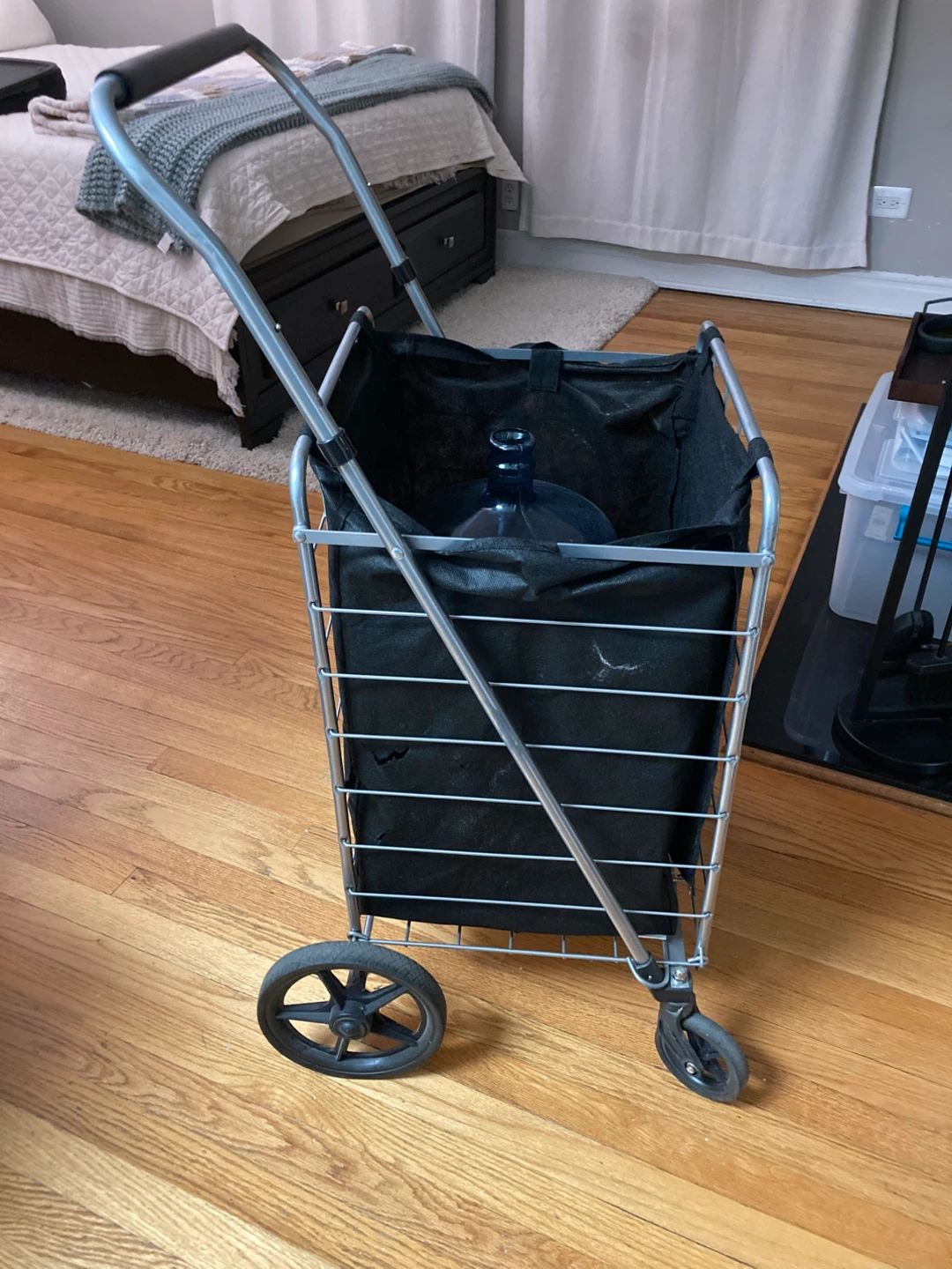 Wheeled Shopping Cart - Collapsible Grocery Cart