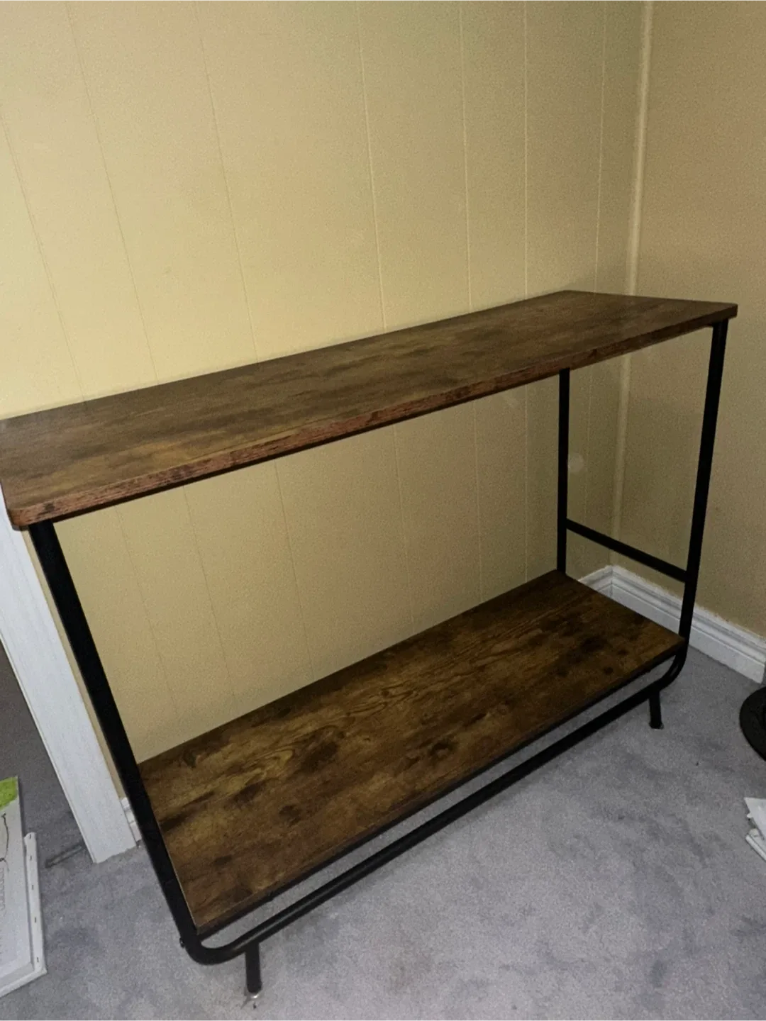 Table with Storage Shelf