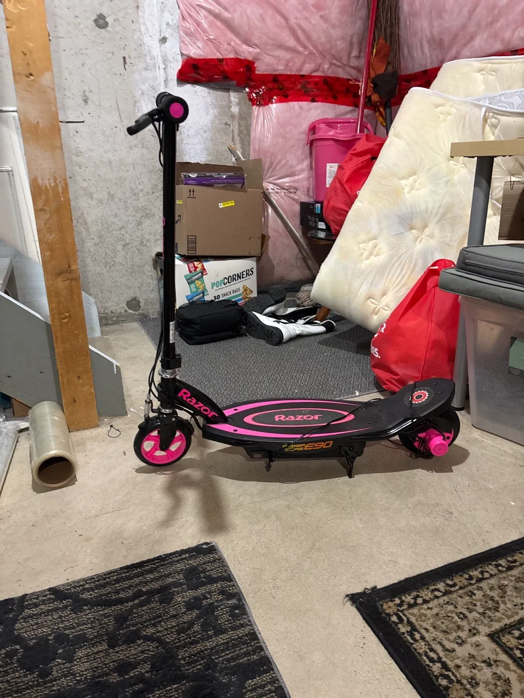 Razor Power E90 Electric Scooter - Pink Accents