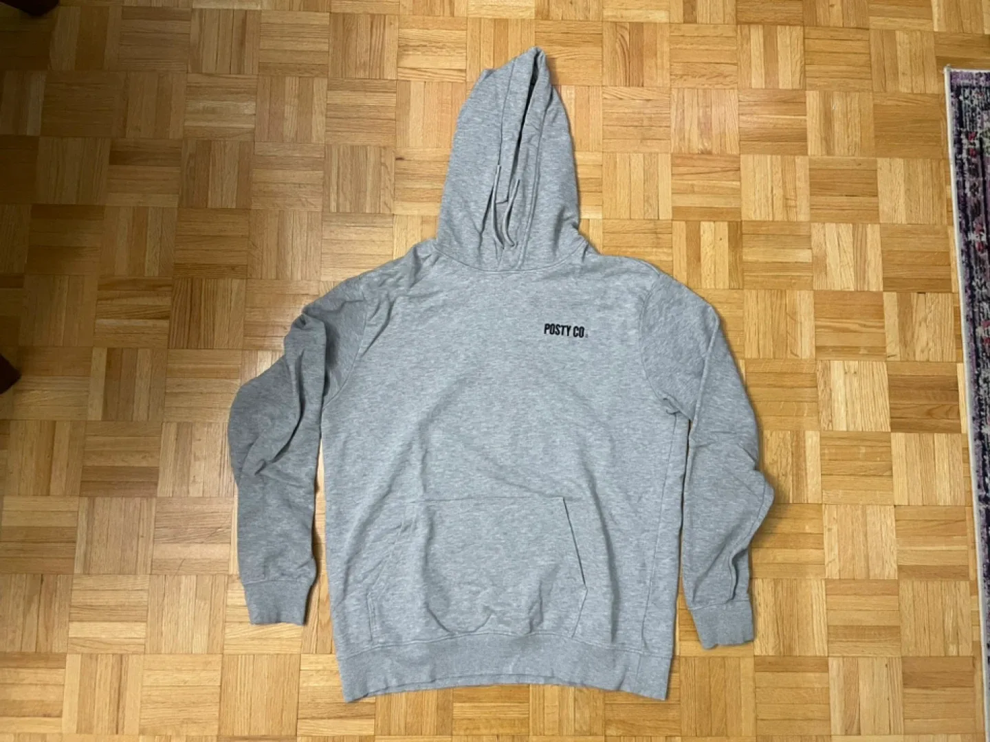 Posty Co. Grey Hoodie - Size XL