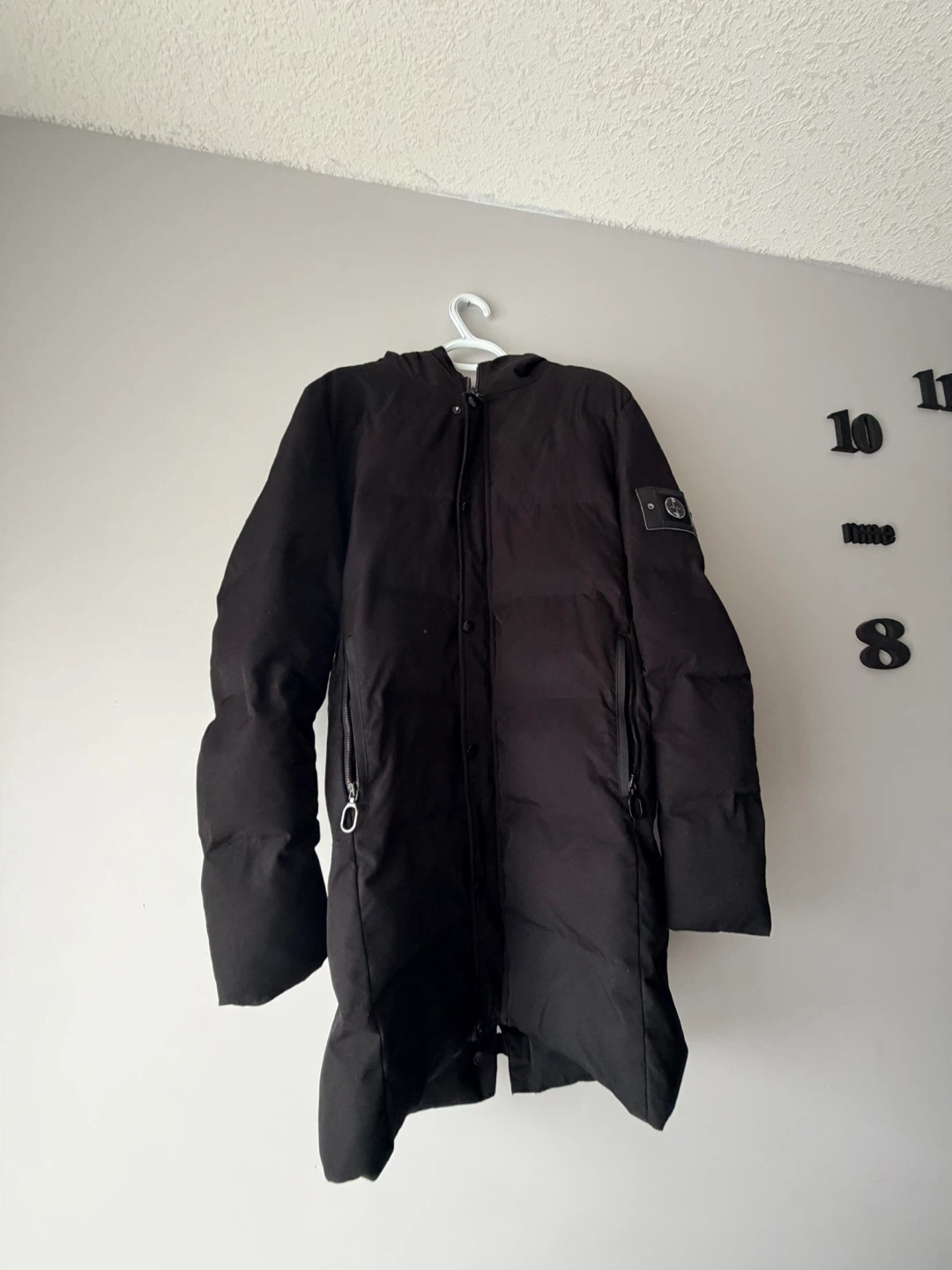 NOIDARA Black Puffer Coat - Size L - photo 2