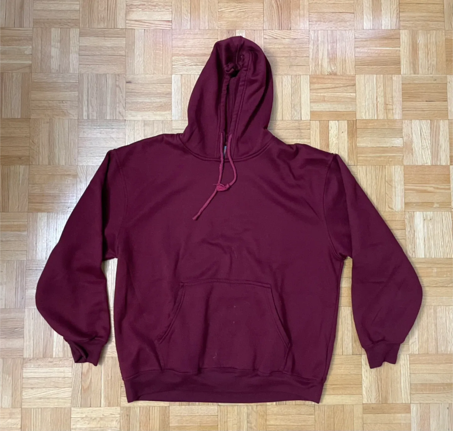 Authentic Ecowear Burgundy Hoodie