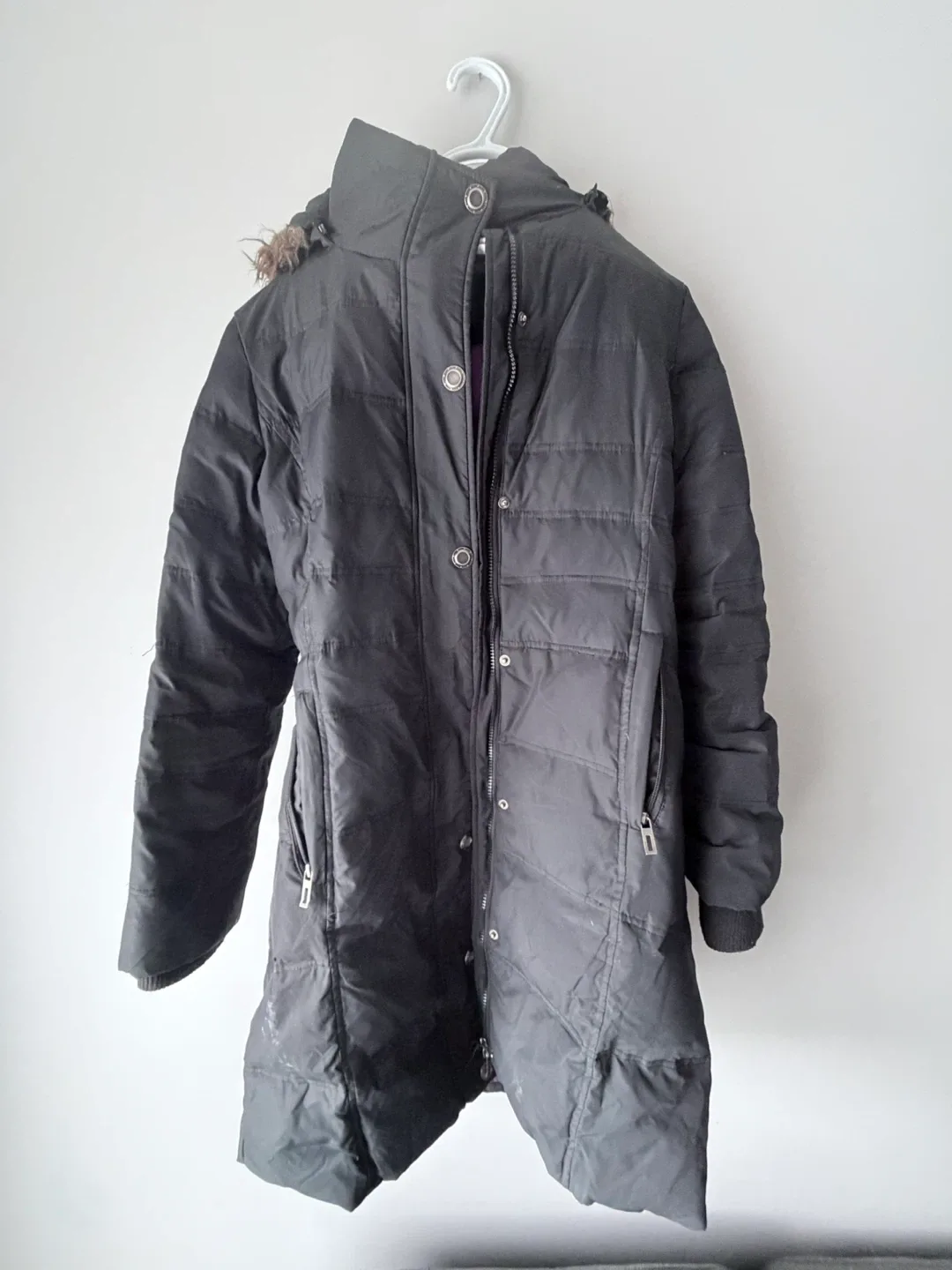 Ellabee Black Puffer Coat - Size M