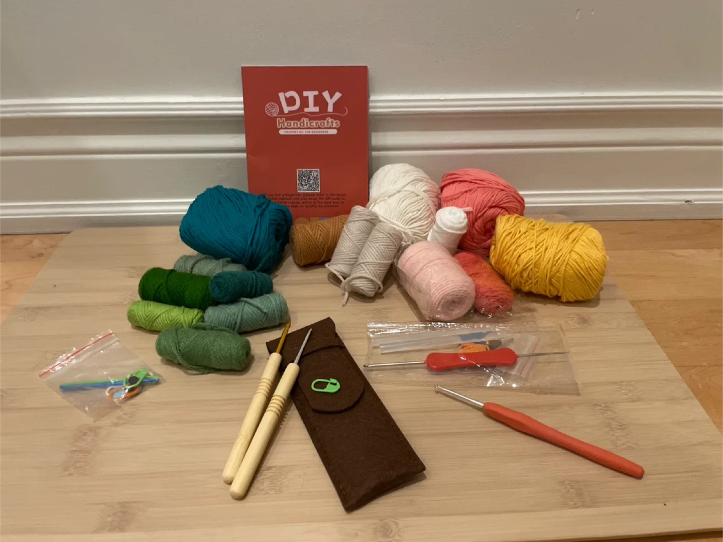 Crochet Yarn and Hooks