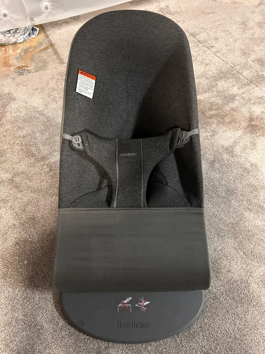 BabyBjörn Bouncer Balance Soft - Charcoal Gray image indicator(2)