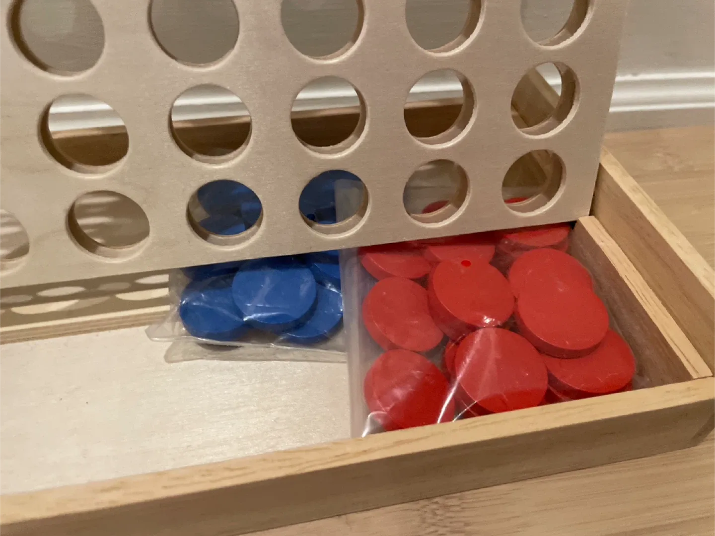 New Wooden Four-in-a-Row Game image indicator(2)