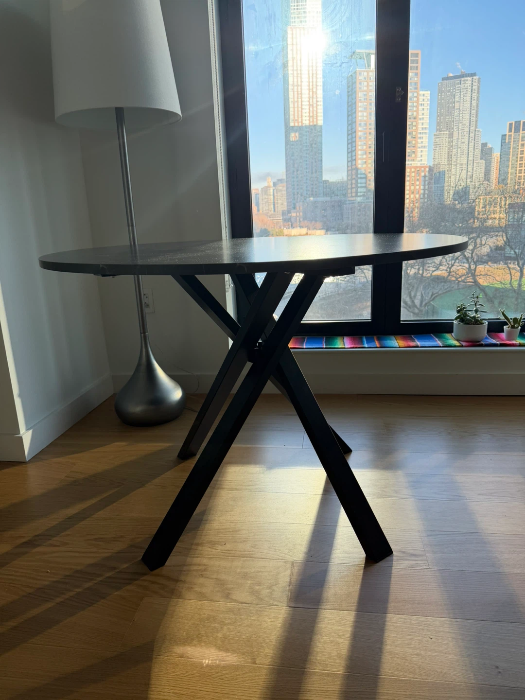 Round Table Mariedamm Ikea (Black Marble effect) - photo 3