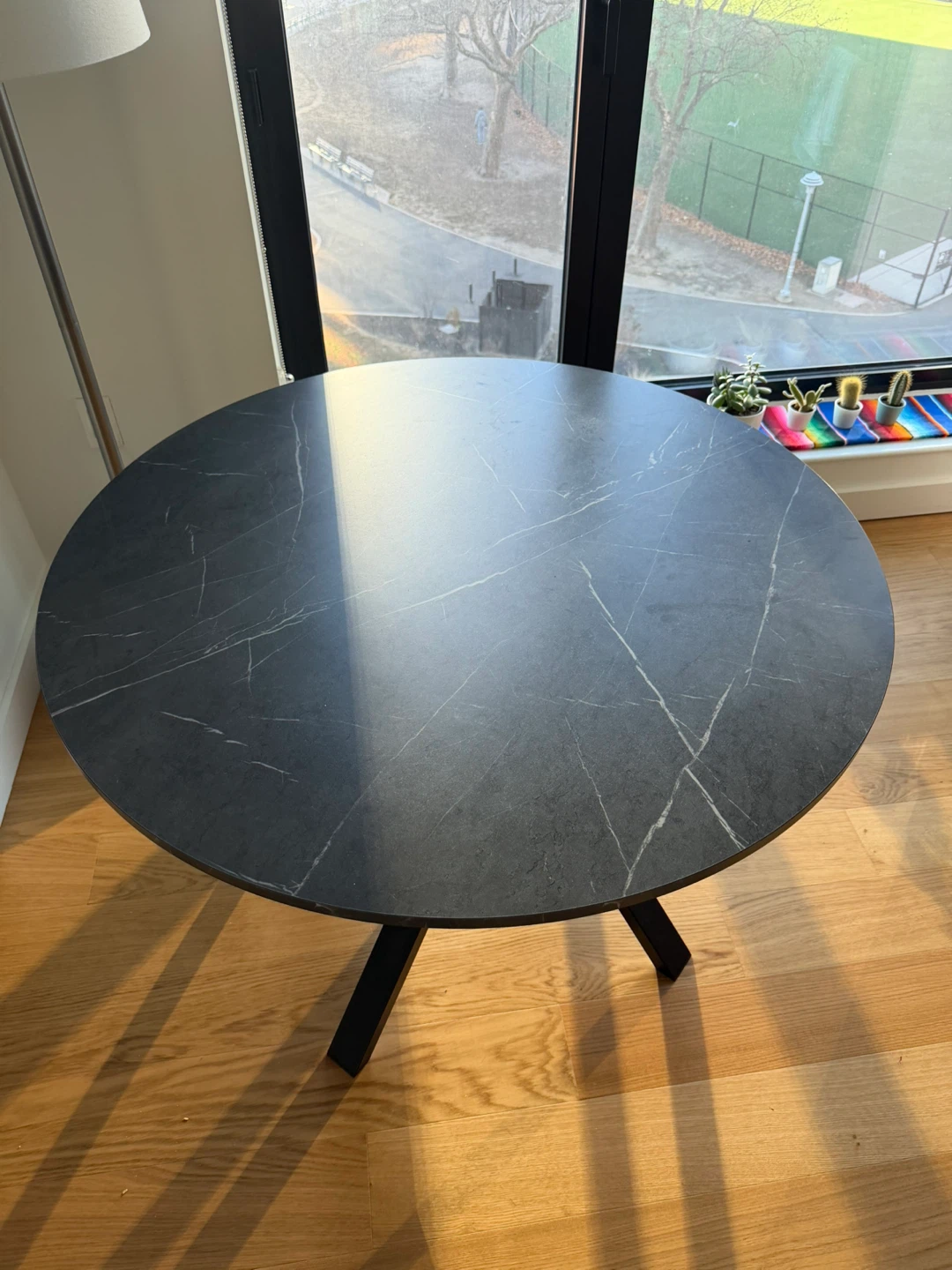 Round Table Mariedamm Ikea (Black Marble effect) - photo 2