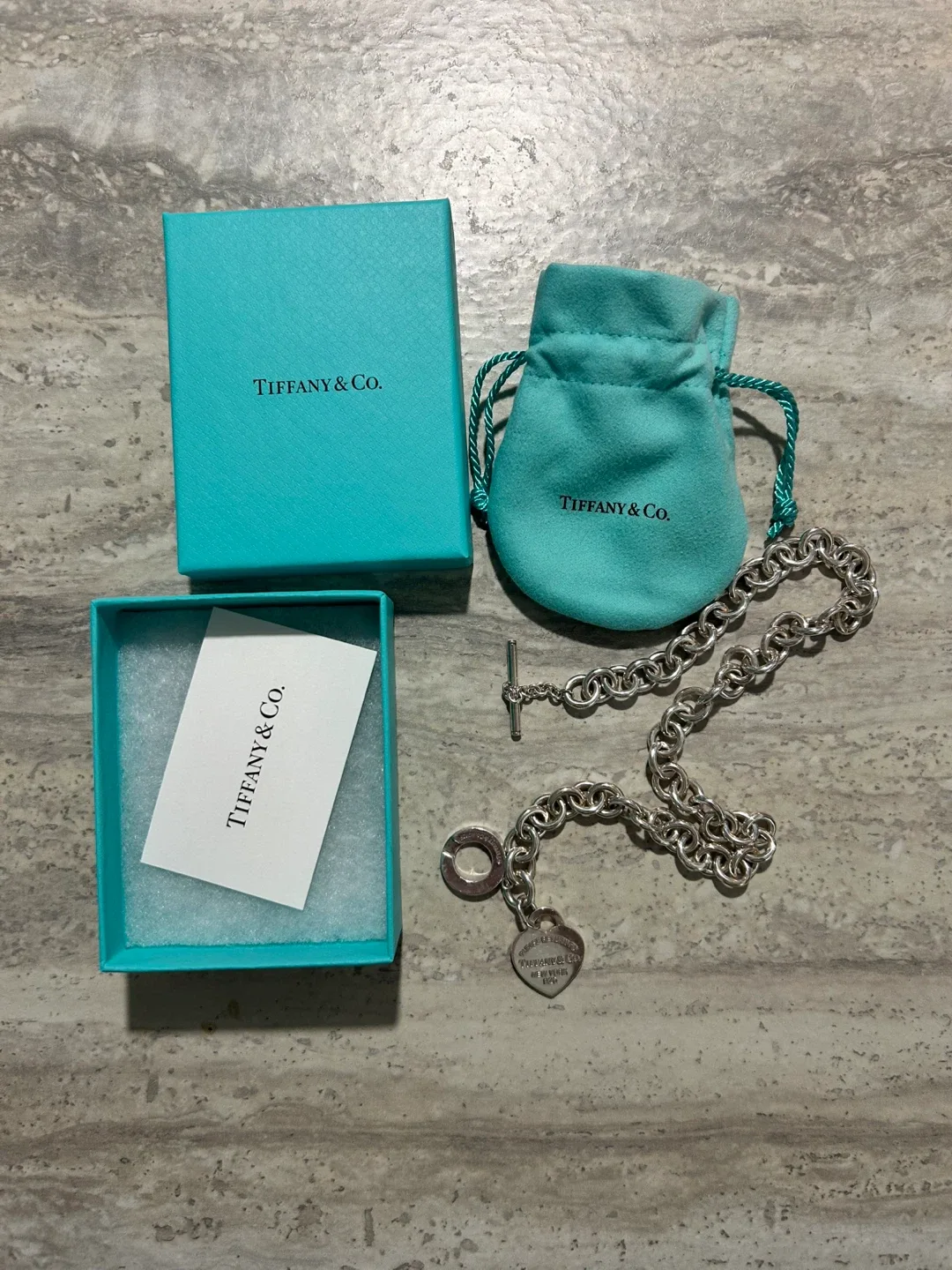 Tiffany & Co. Heart Tag Toggle Necklace